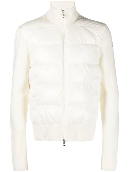contrasting-sleeves padded jacket