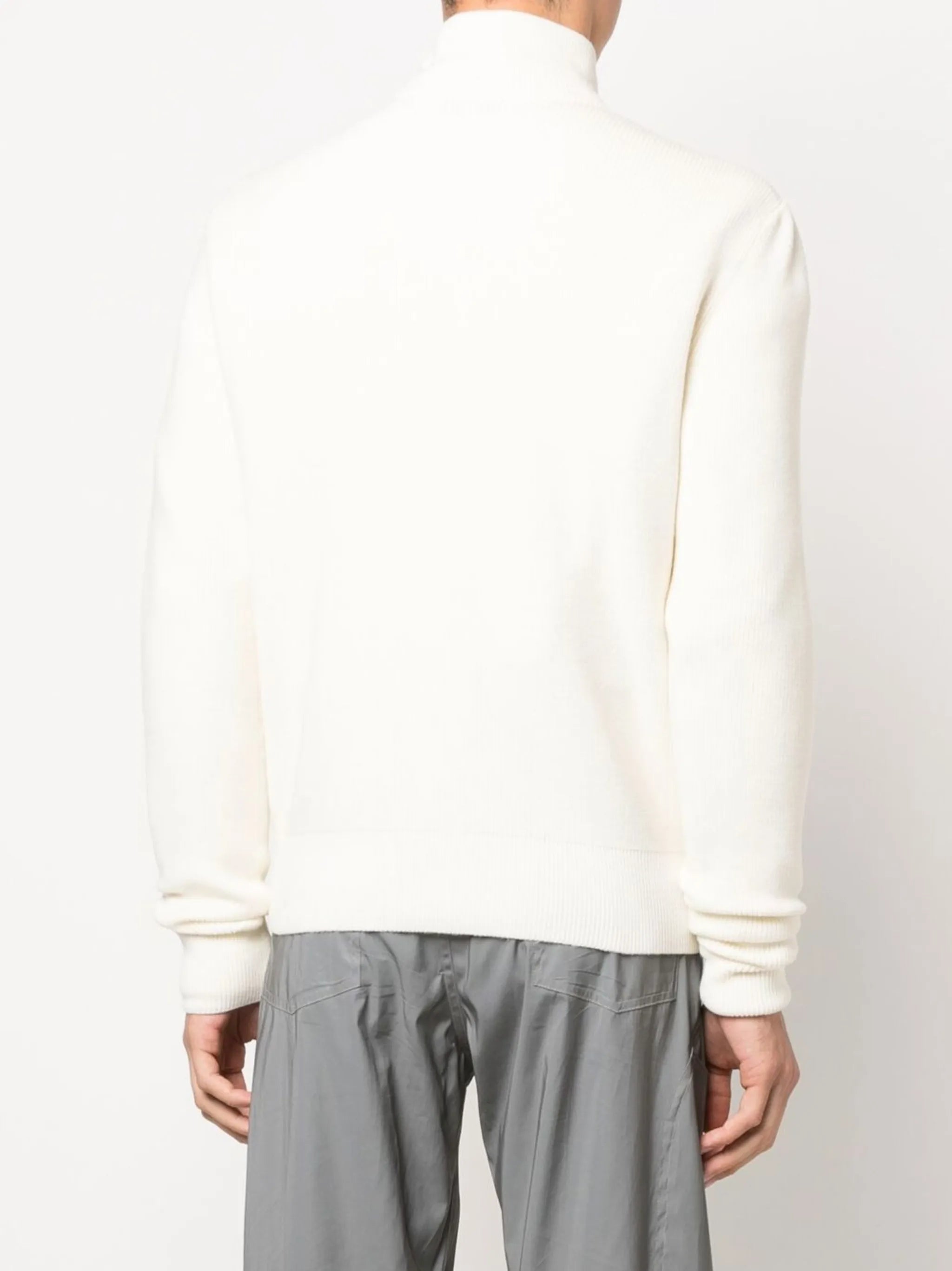 contrasting-sleeves padded jacket