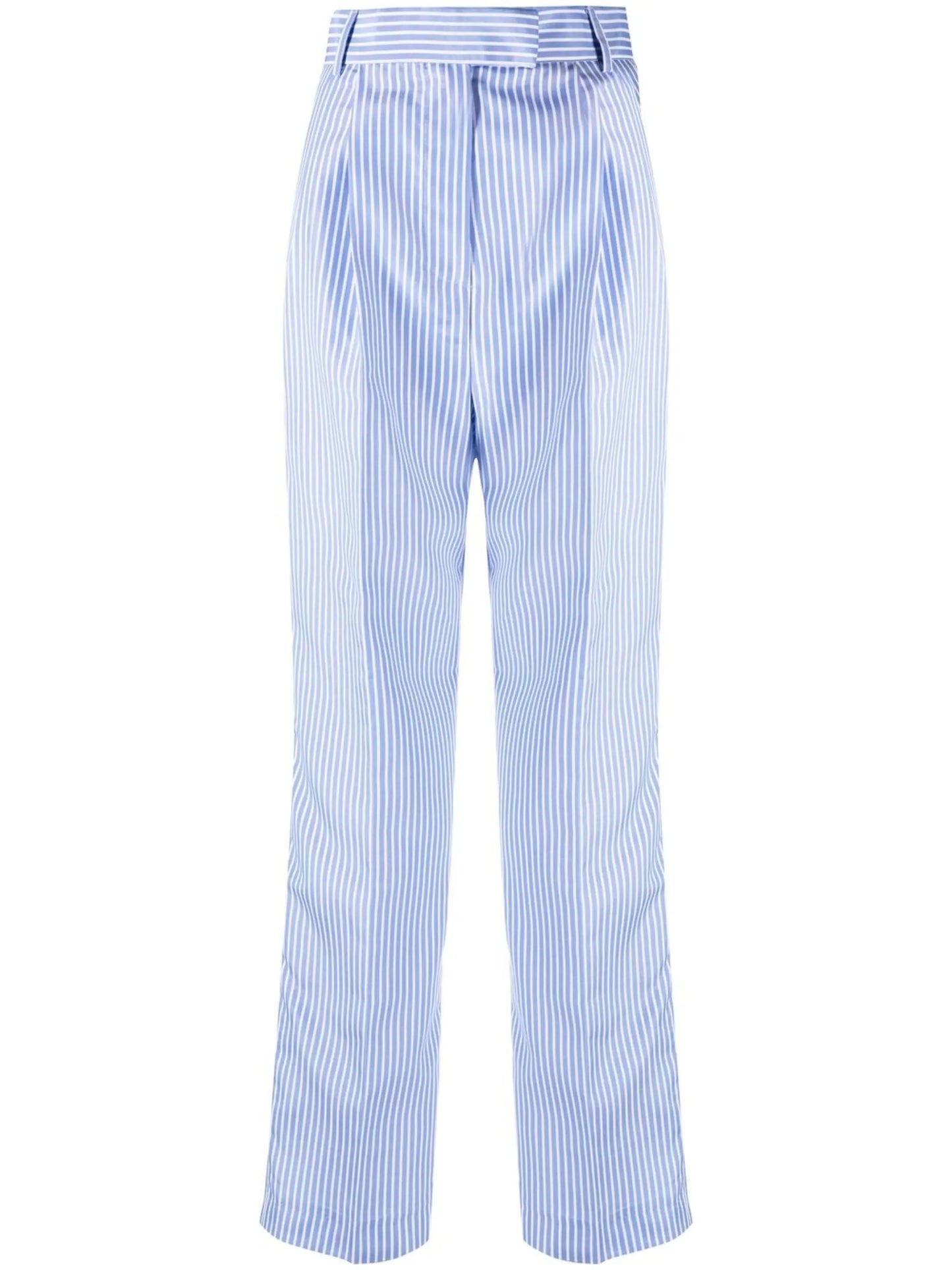Bea pinstripe straight-leg trousers