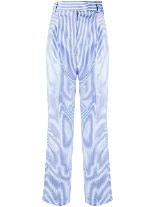 Bea pinstripe straight-leg trousers