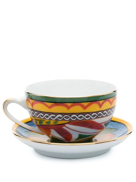 archive-print porcelain tea set