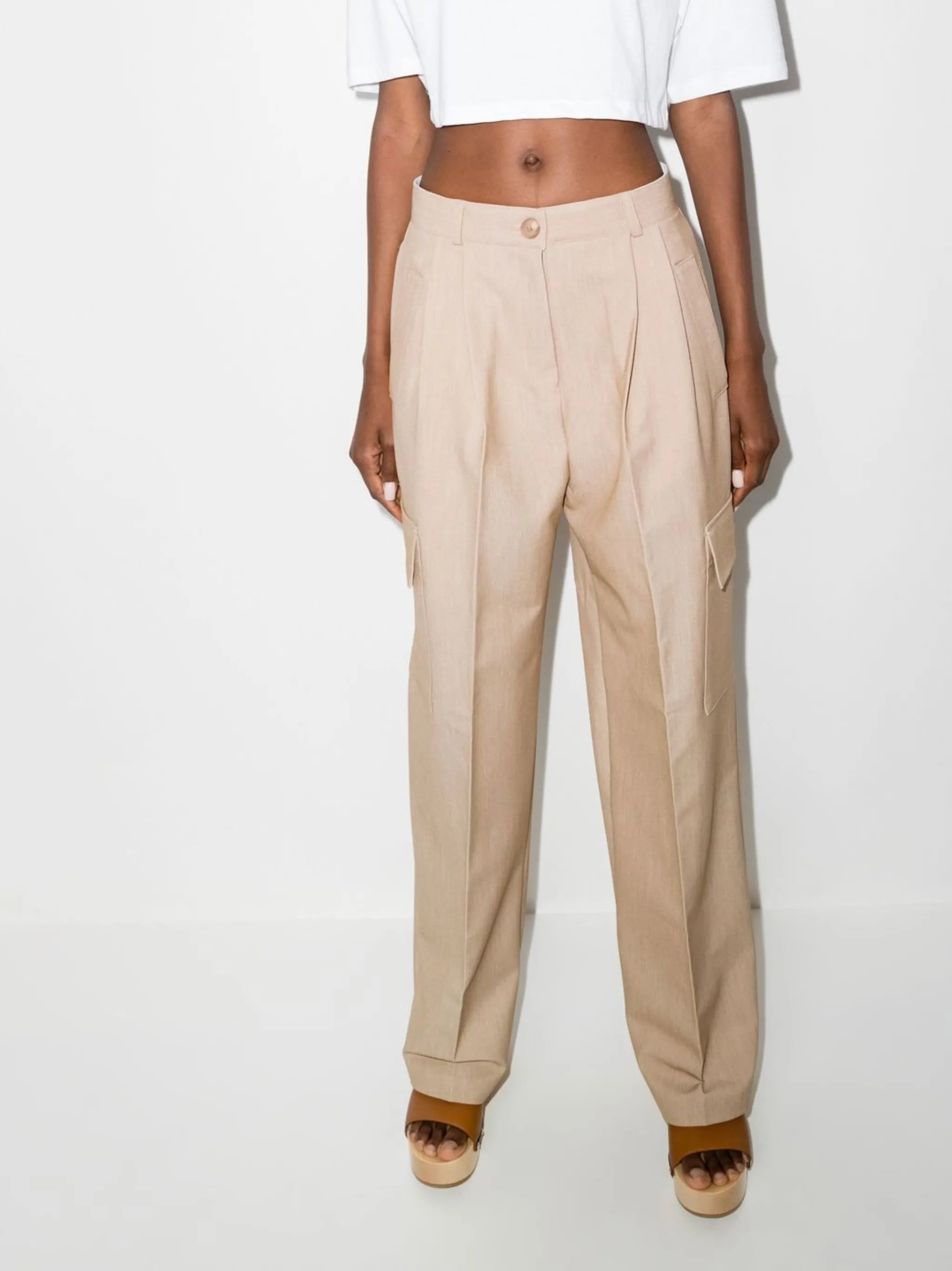 Maesa wide-leg cargo pants