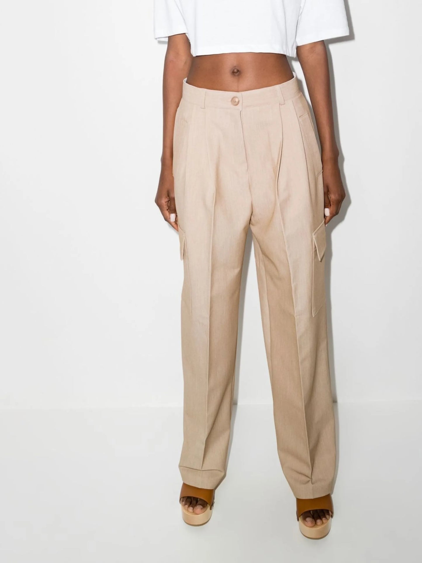 Maesa wide-leg cargo pants