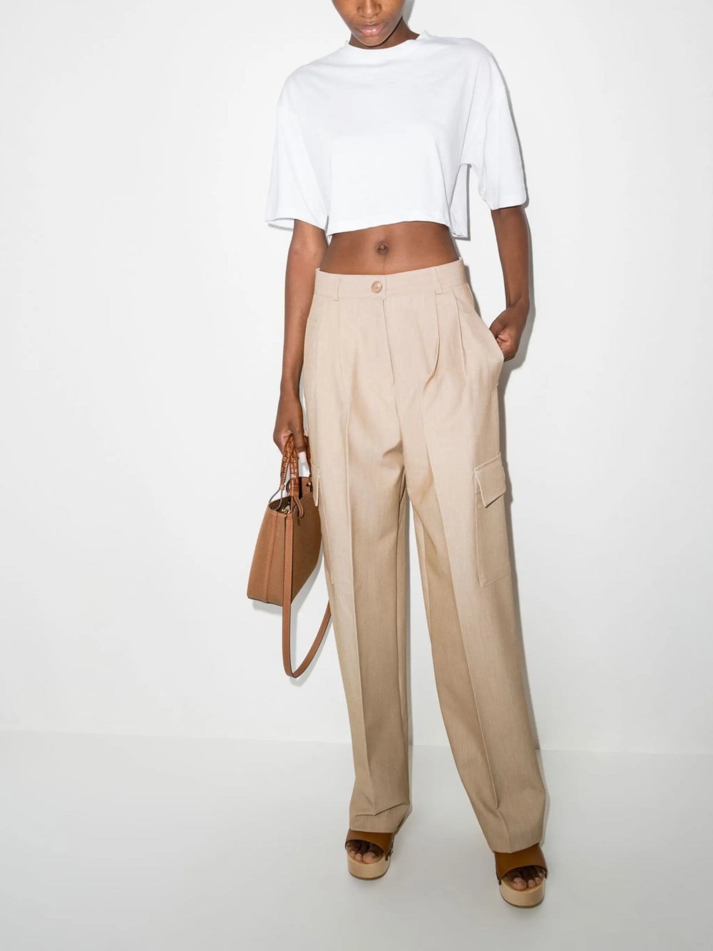Maesa wide-leg cargo pants