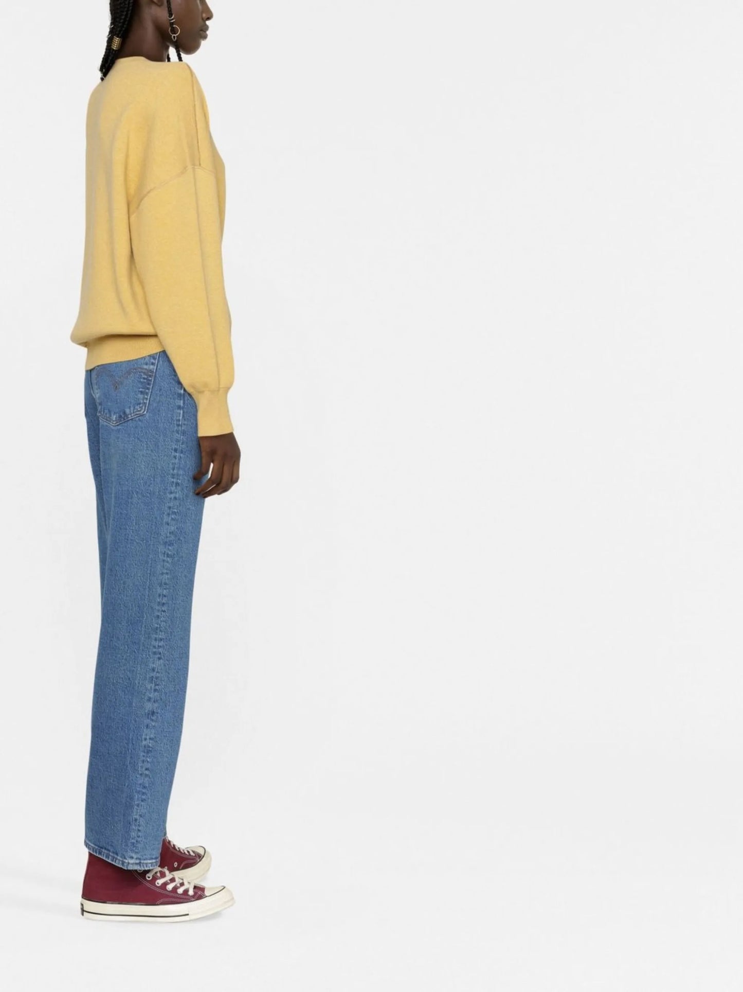 straight-leg jeans