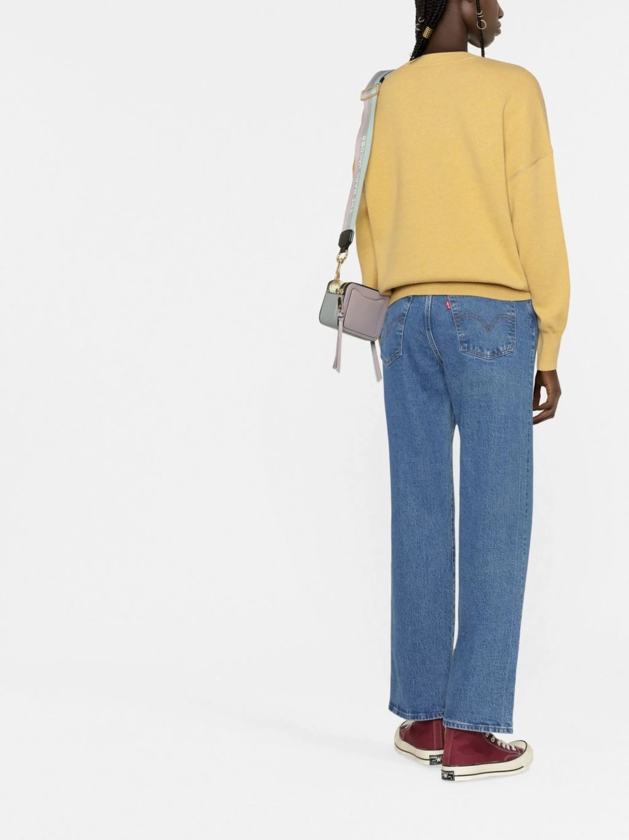 straight-leg jeans