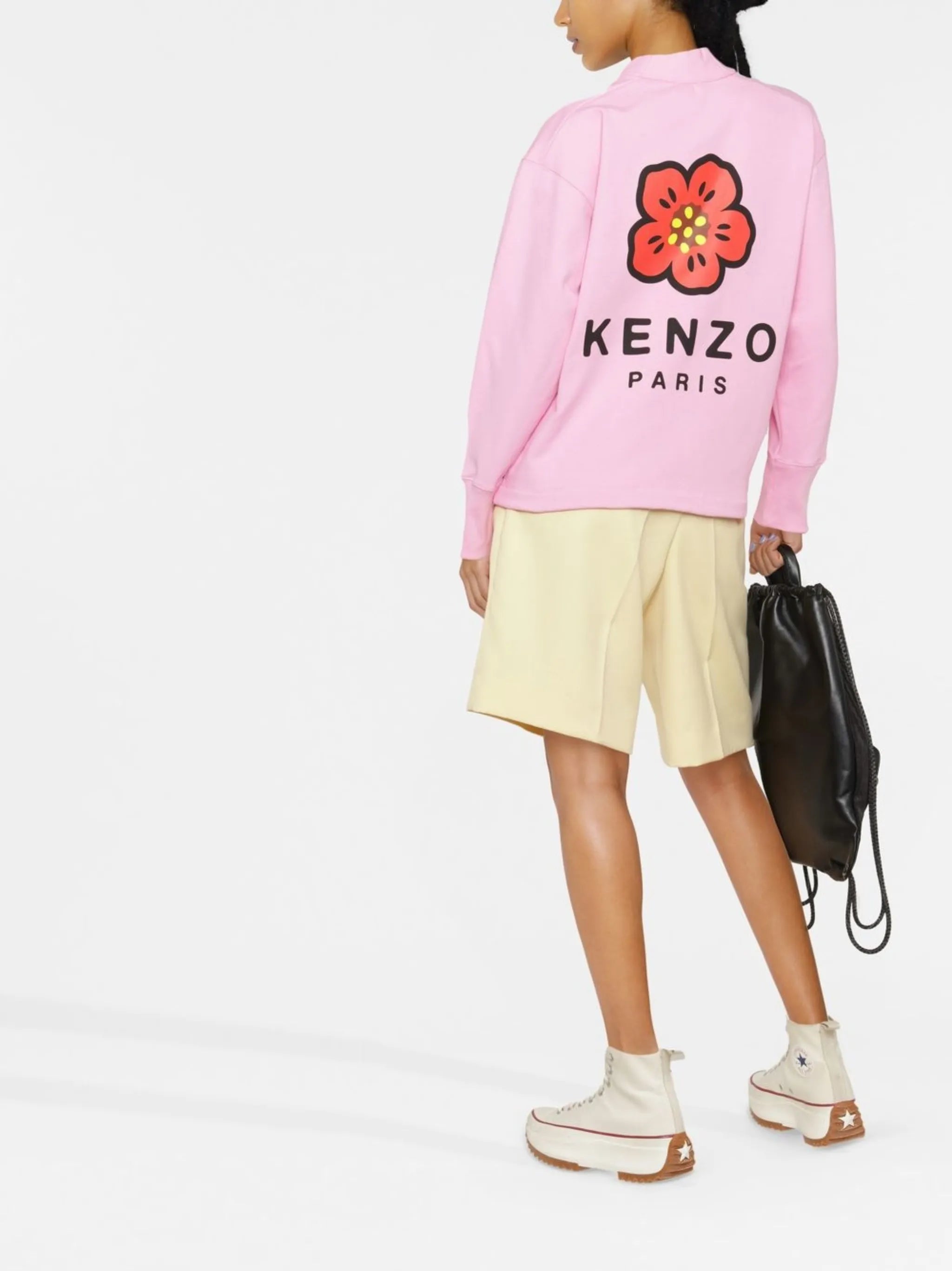 Boke Flower-print oversized cardigan