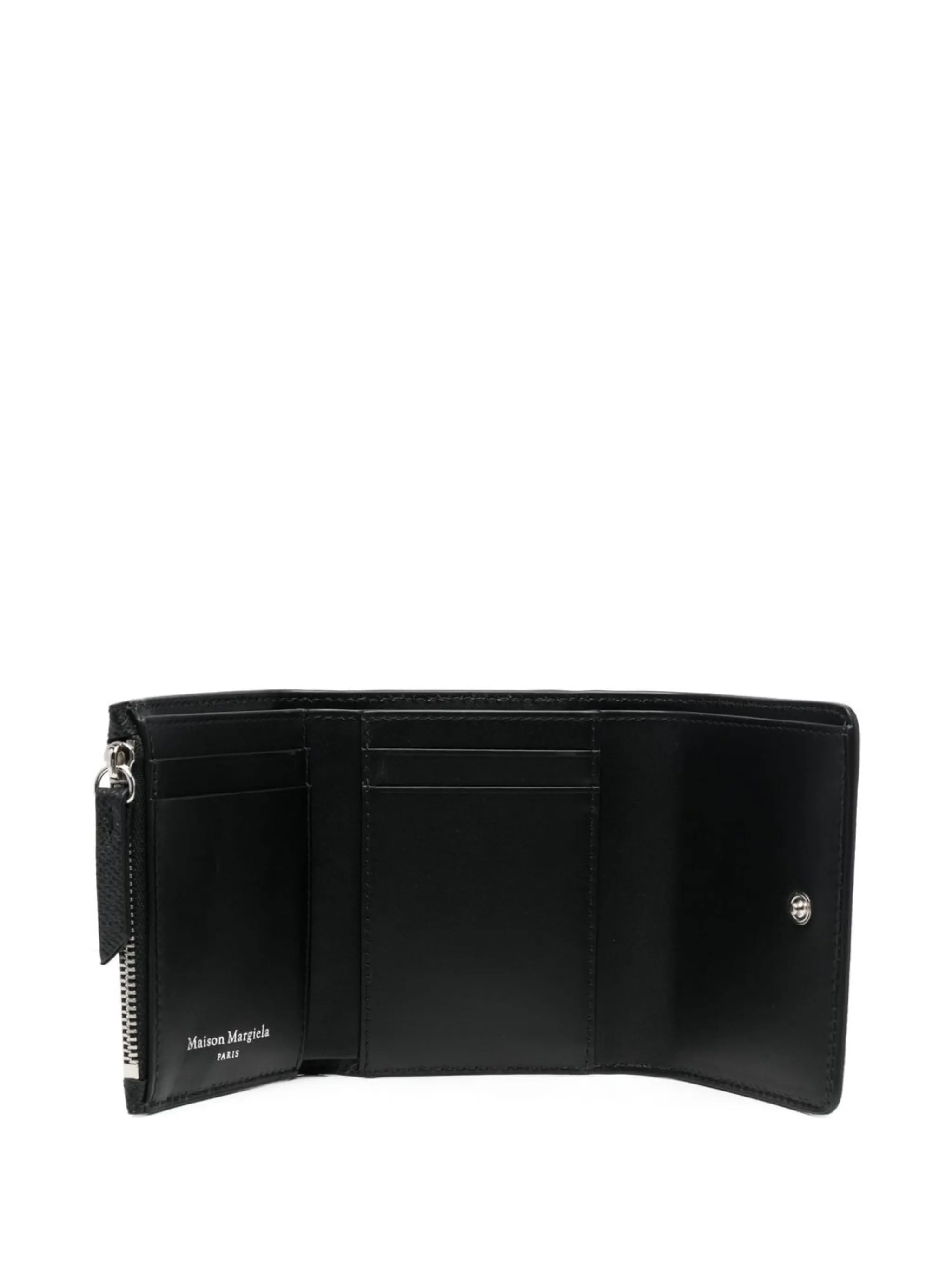 Four stitches leather wallet