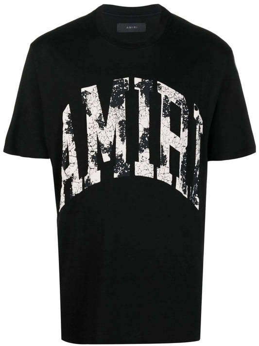 Collegiate logo-print T-shirt