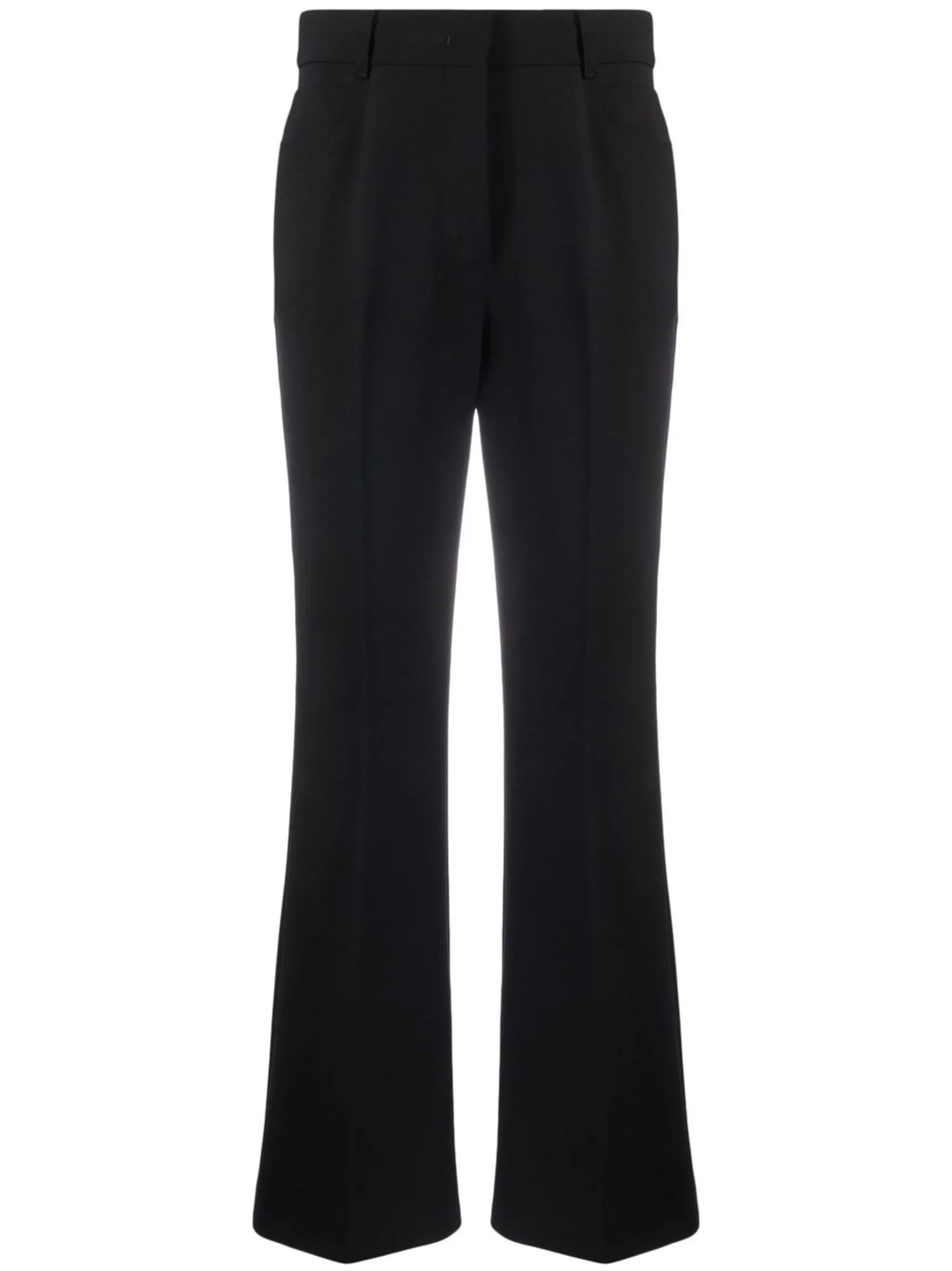 cropped bootcut trousers