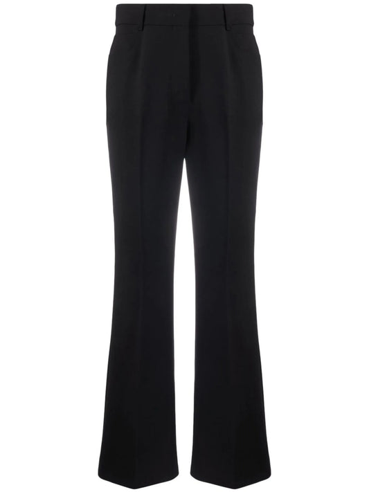 cropped bootcut trousers