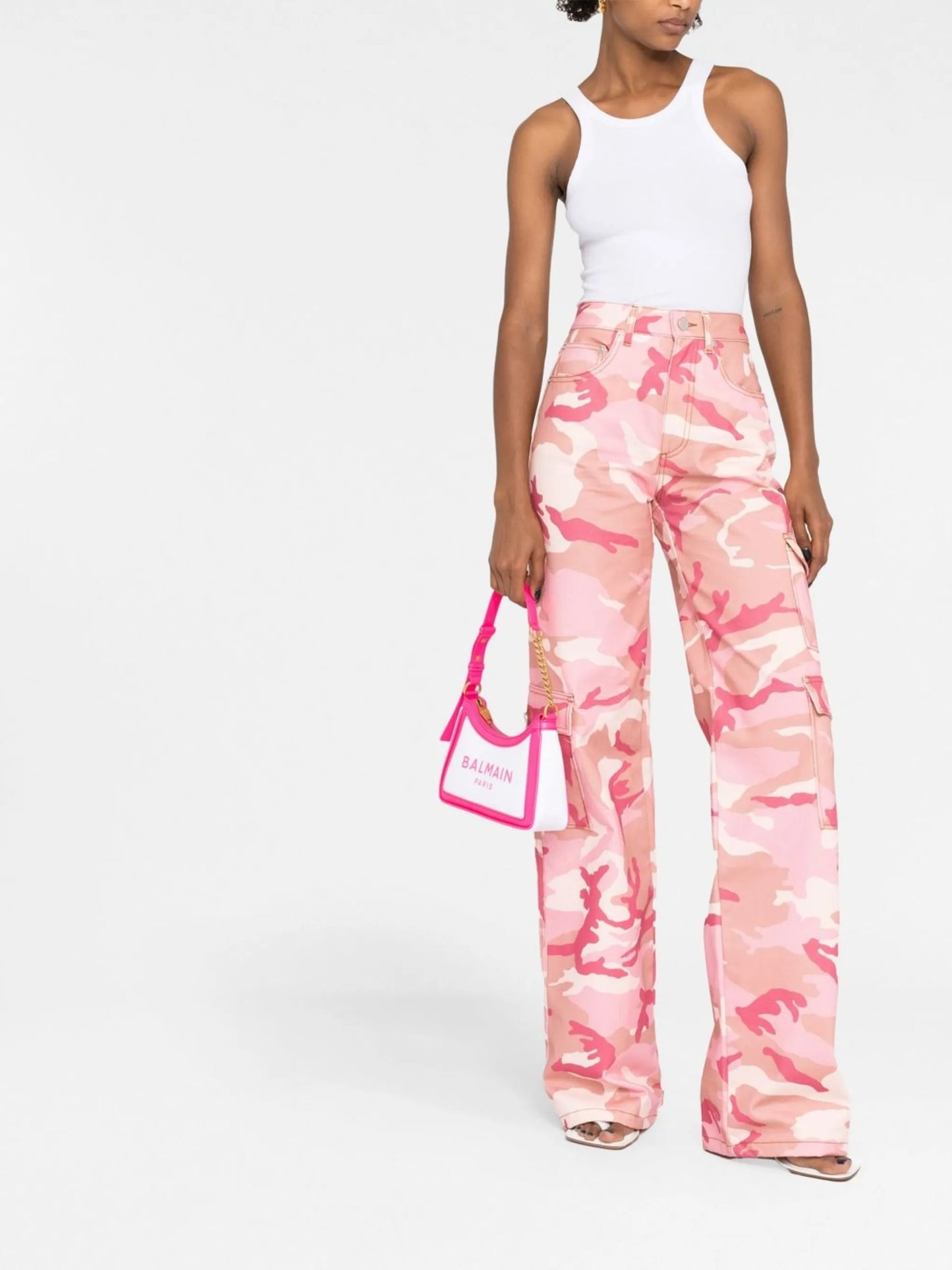 logo-print shoulder bag
