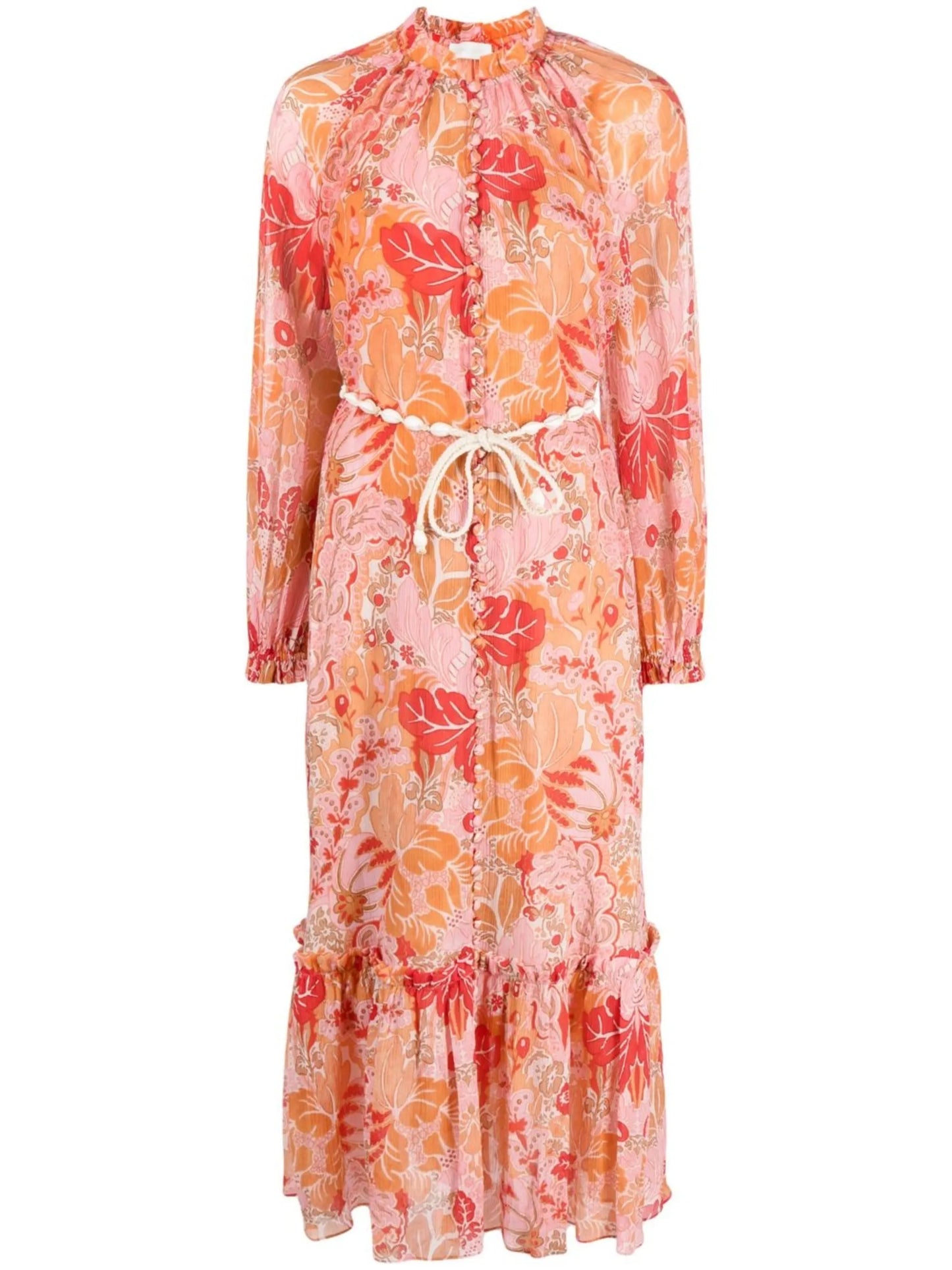 ZIMMERMANN 6895DSS225 CORF CORAL FLORAL  Natural (Vegetable)->Cotton