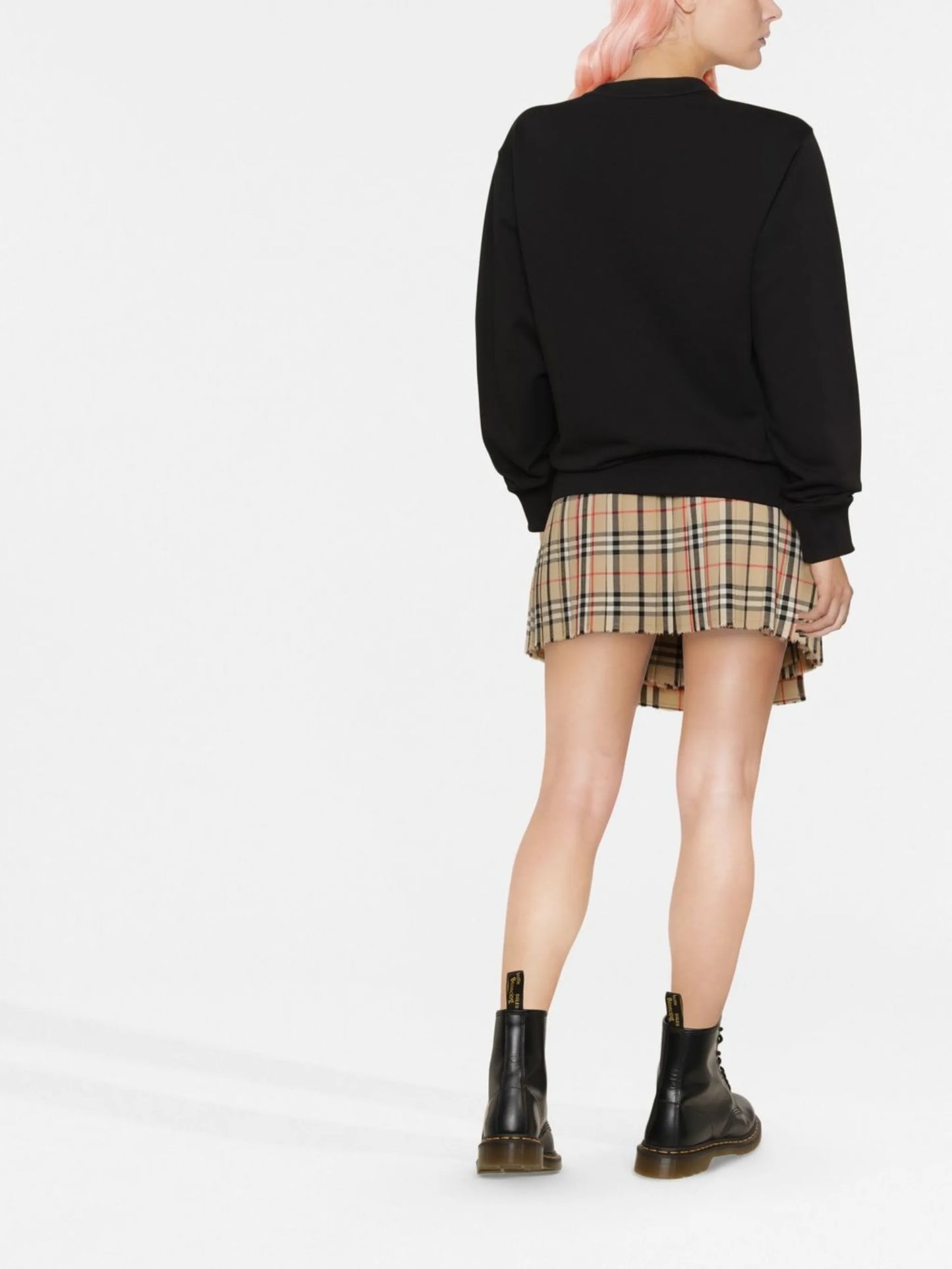 Tiger jacquard crew-neck sweatshirt