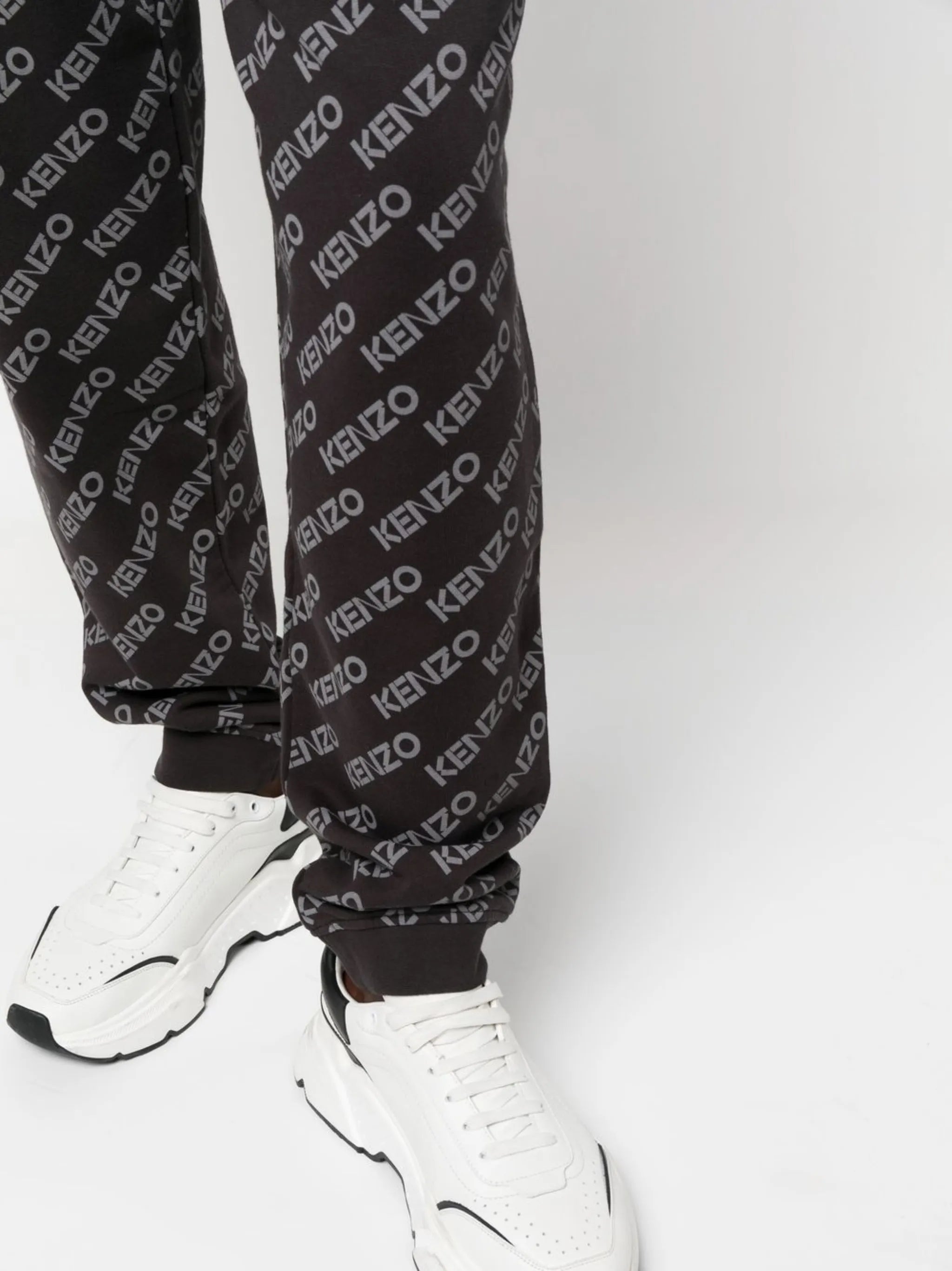 logo-print track pants