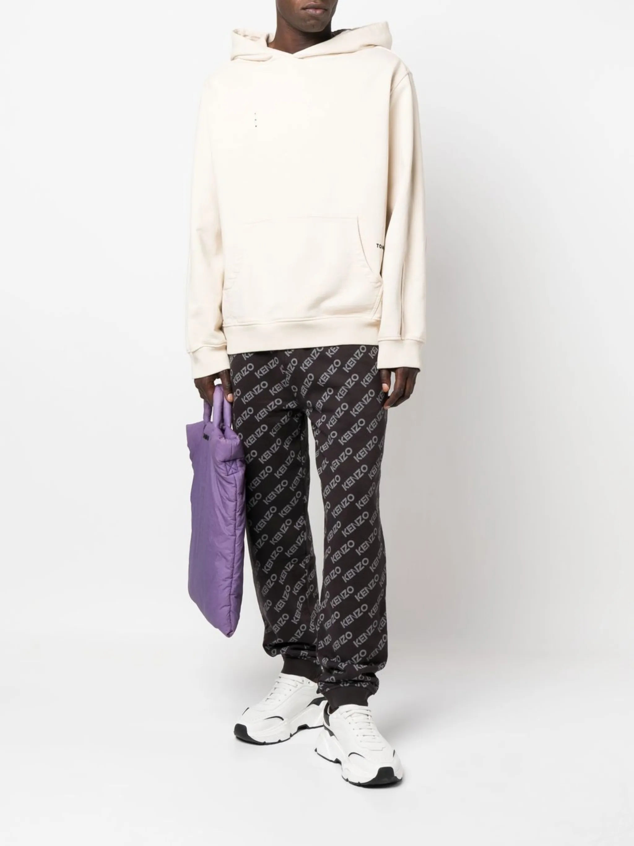 logo-print track pants