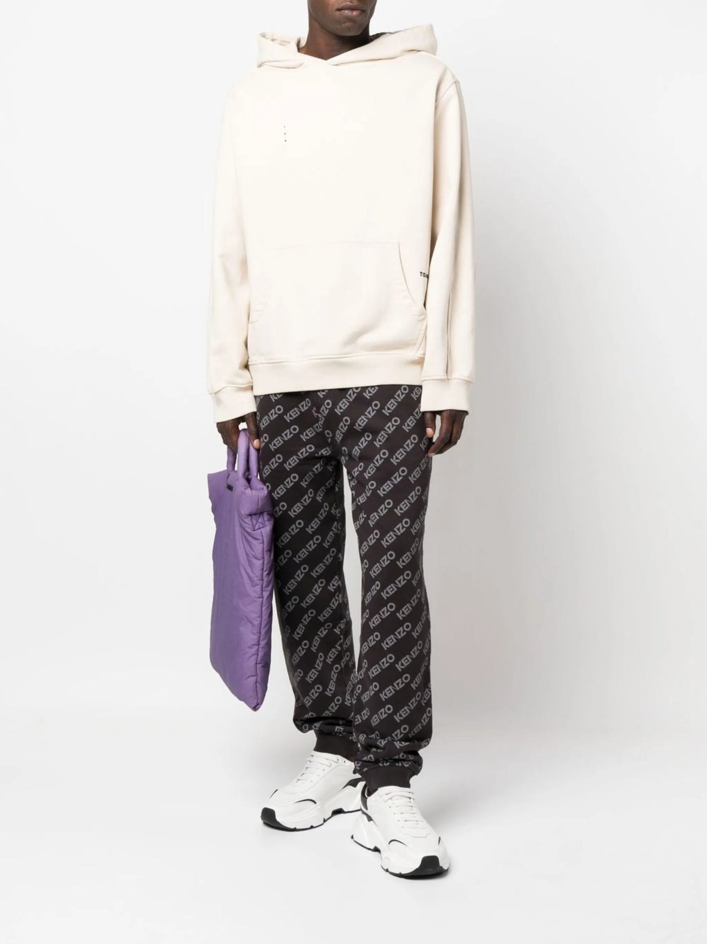 logo-print track pants