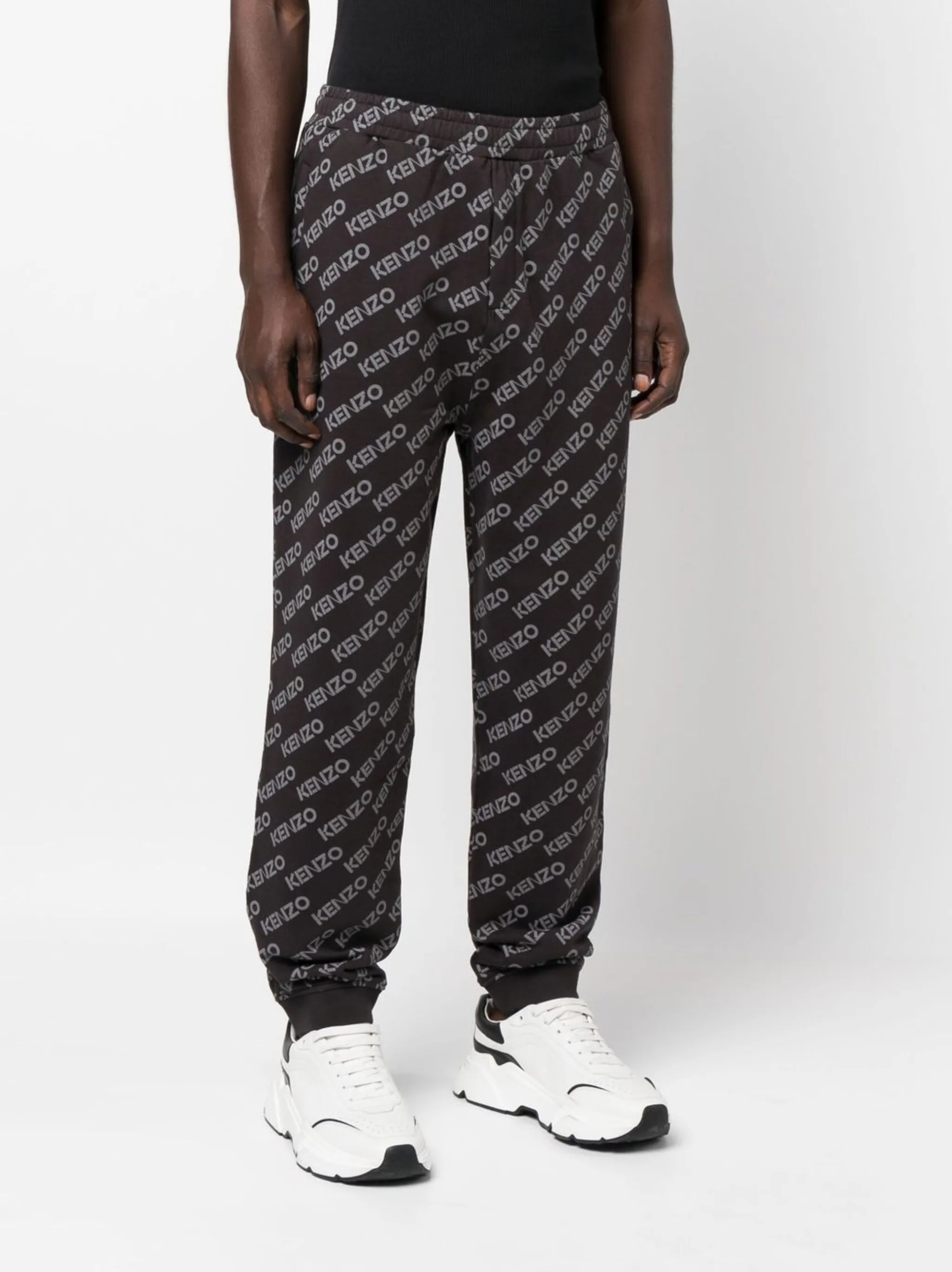 logo-print track pants