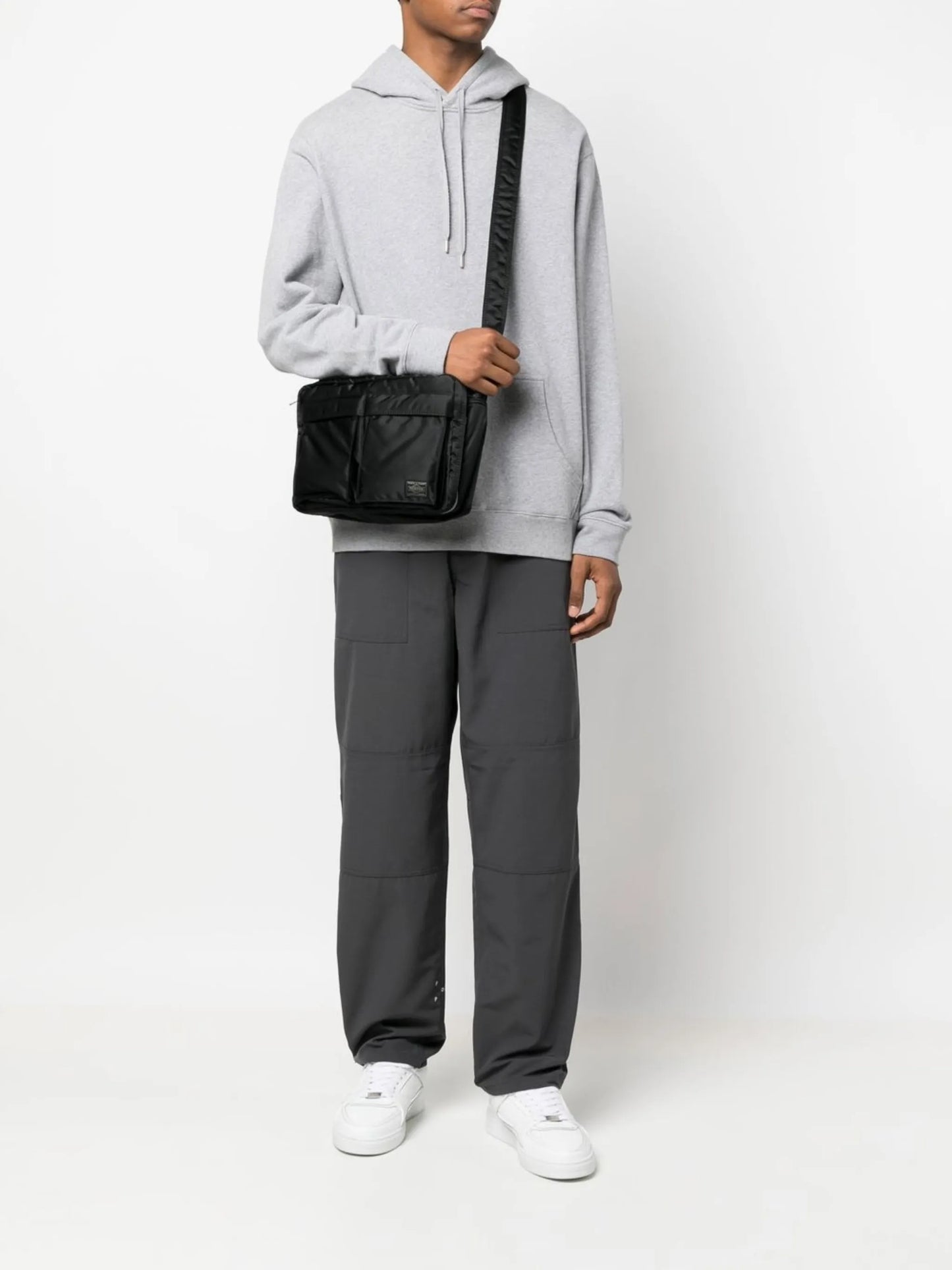 logo-patch shoulder bag