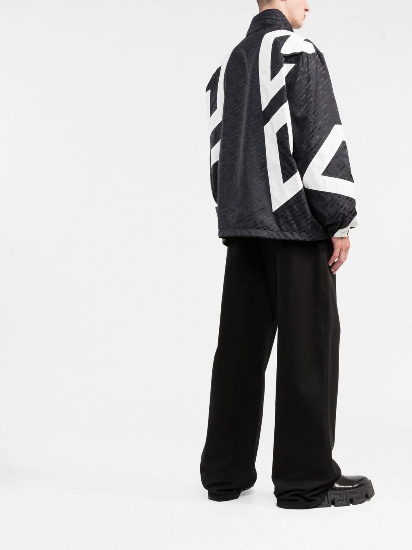 La Greca print windbreaker