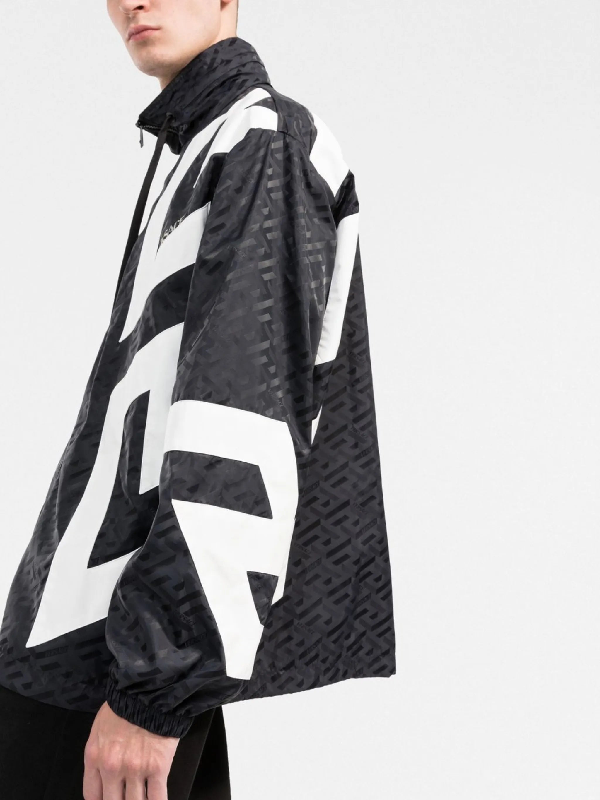 La Greca print windbreaker