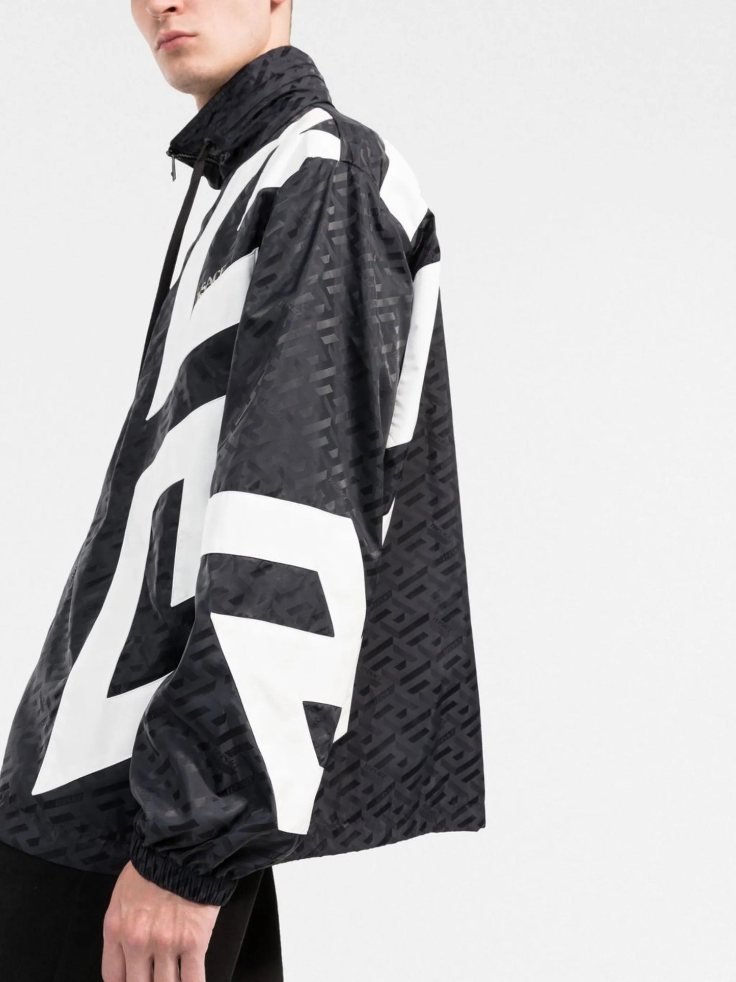 La Greca print windbreaker