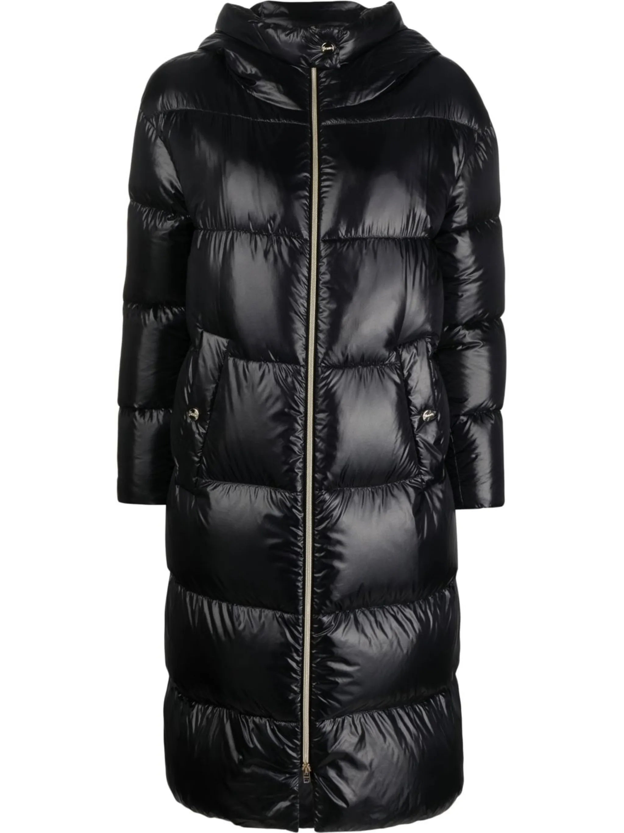 hooded padded jacket