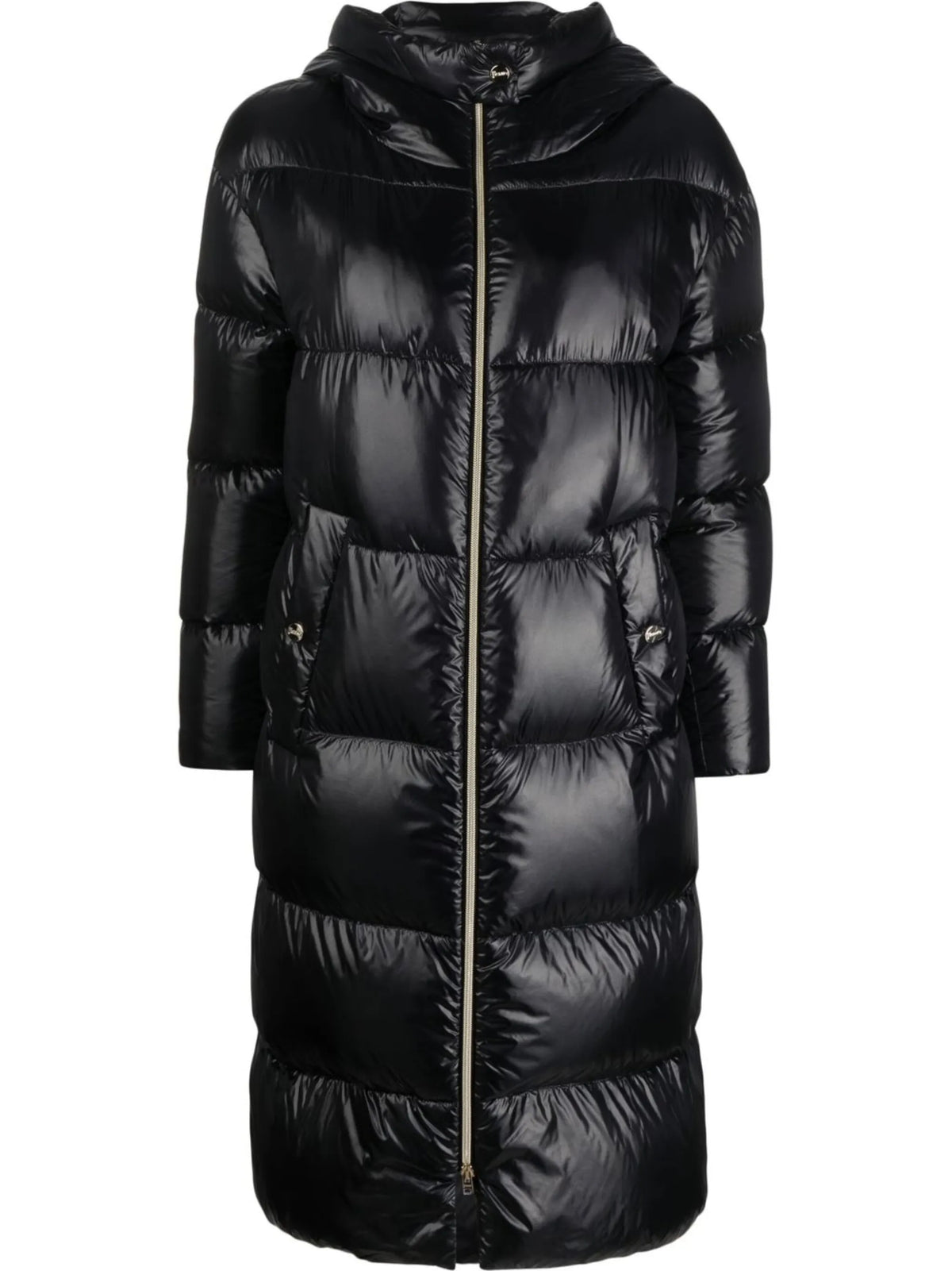 hooded padded jacket