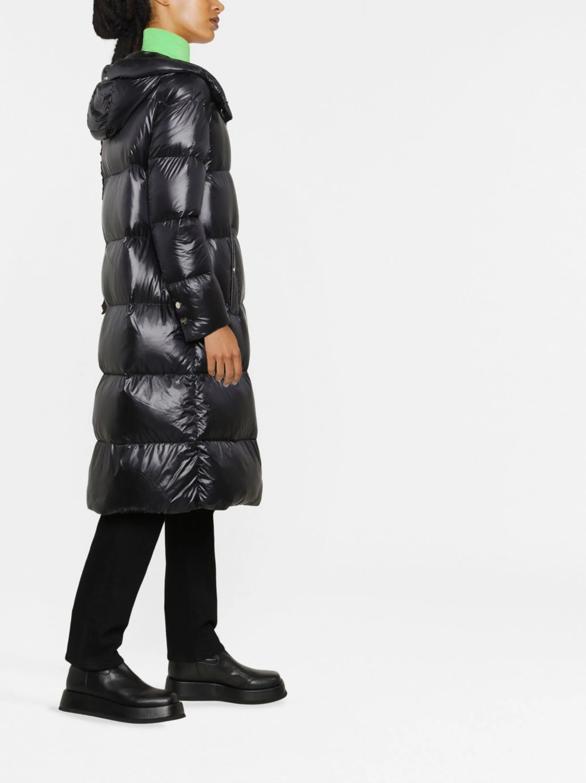 hooded padded jacket