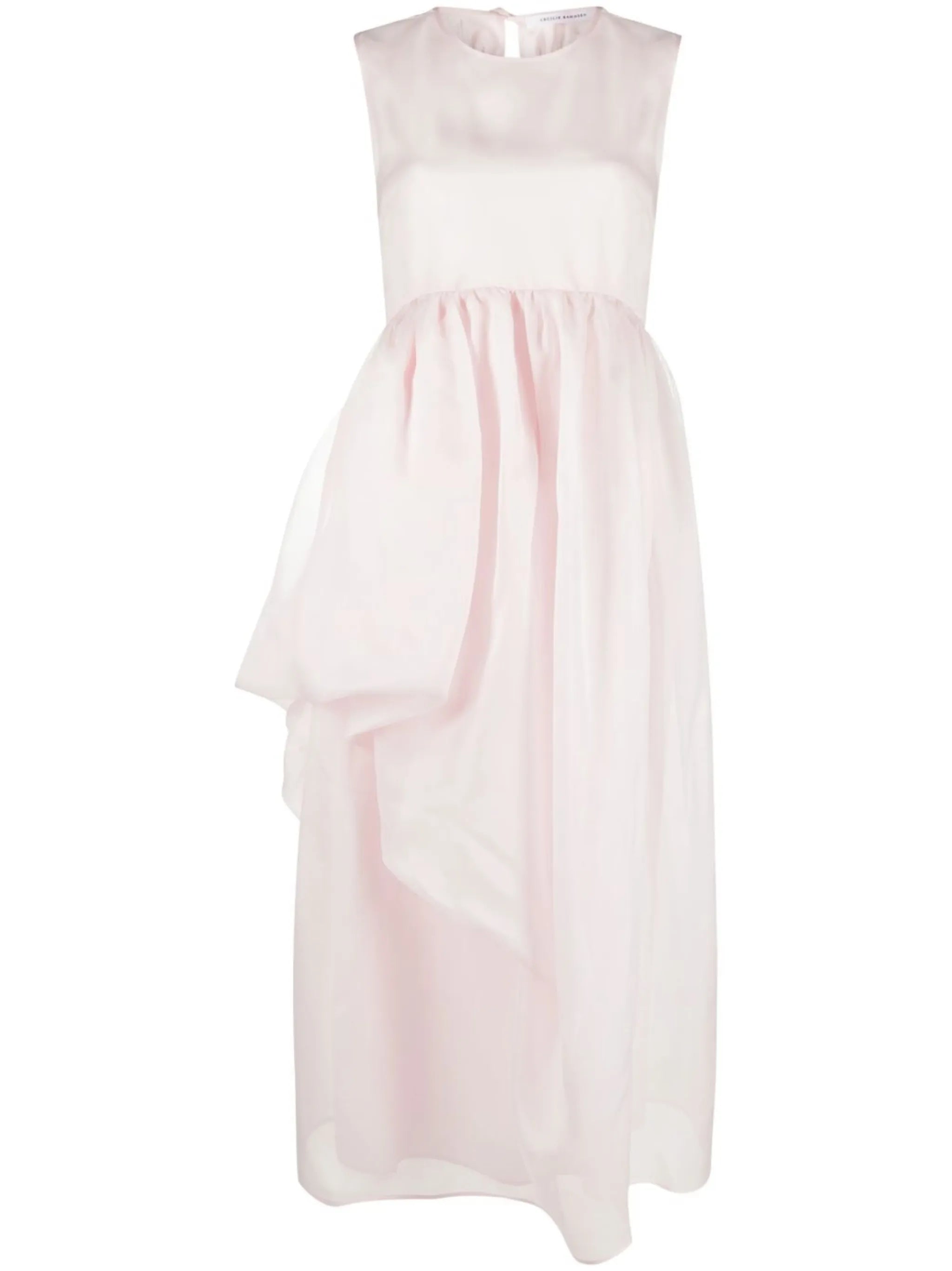 open-back midi dress