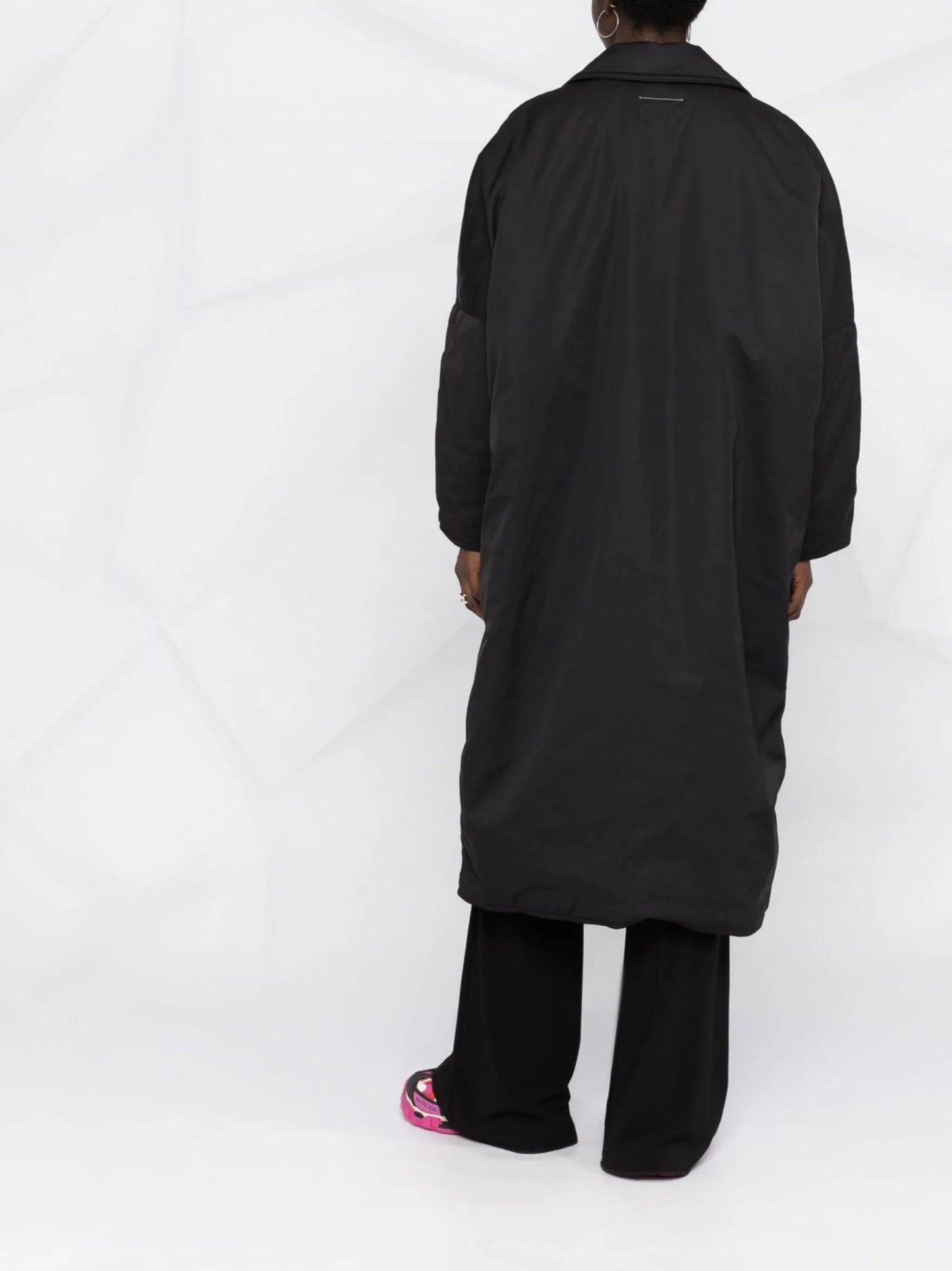 padded single-breasted coat