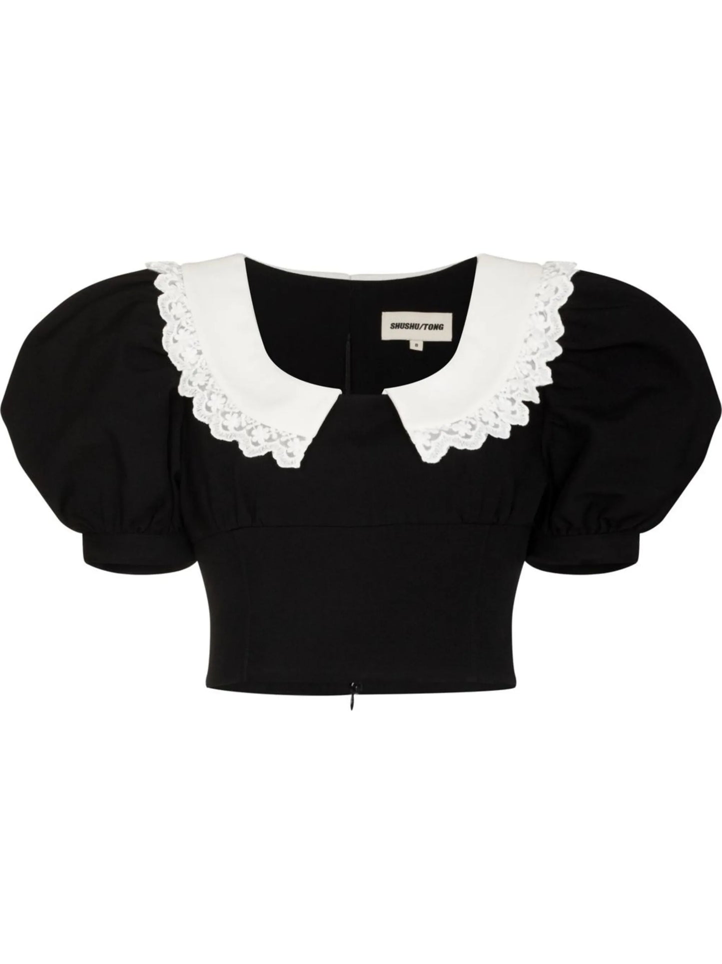 short-sleeve cropped top