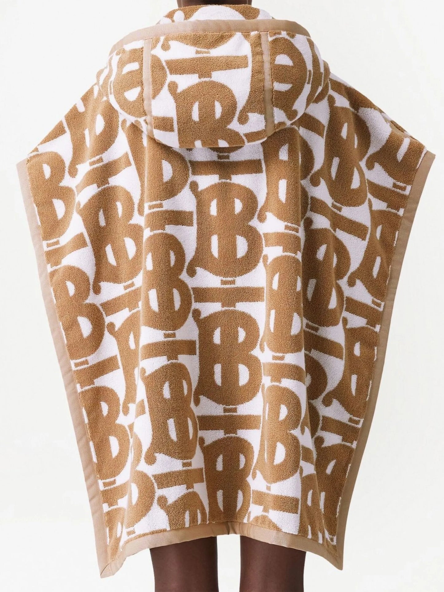 TB monogram cotton cape