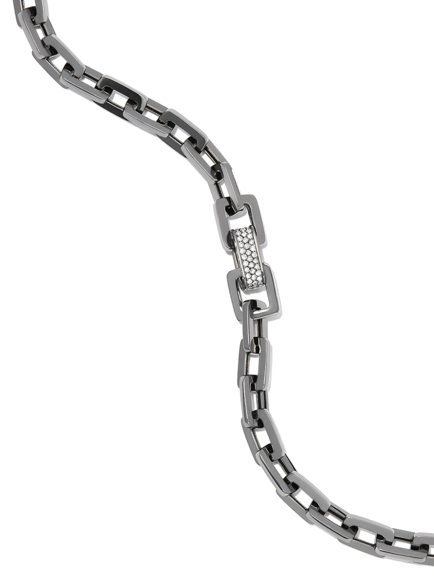18kt black gold chain-link bracelet