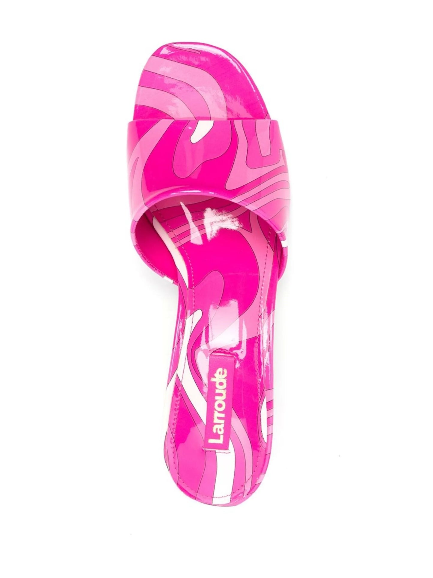 Brigitte swirl-print sandals