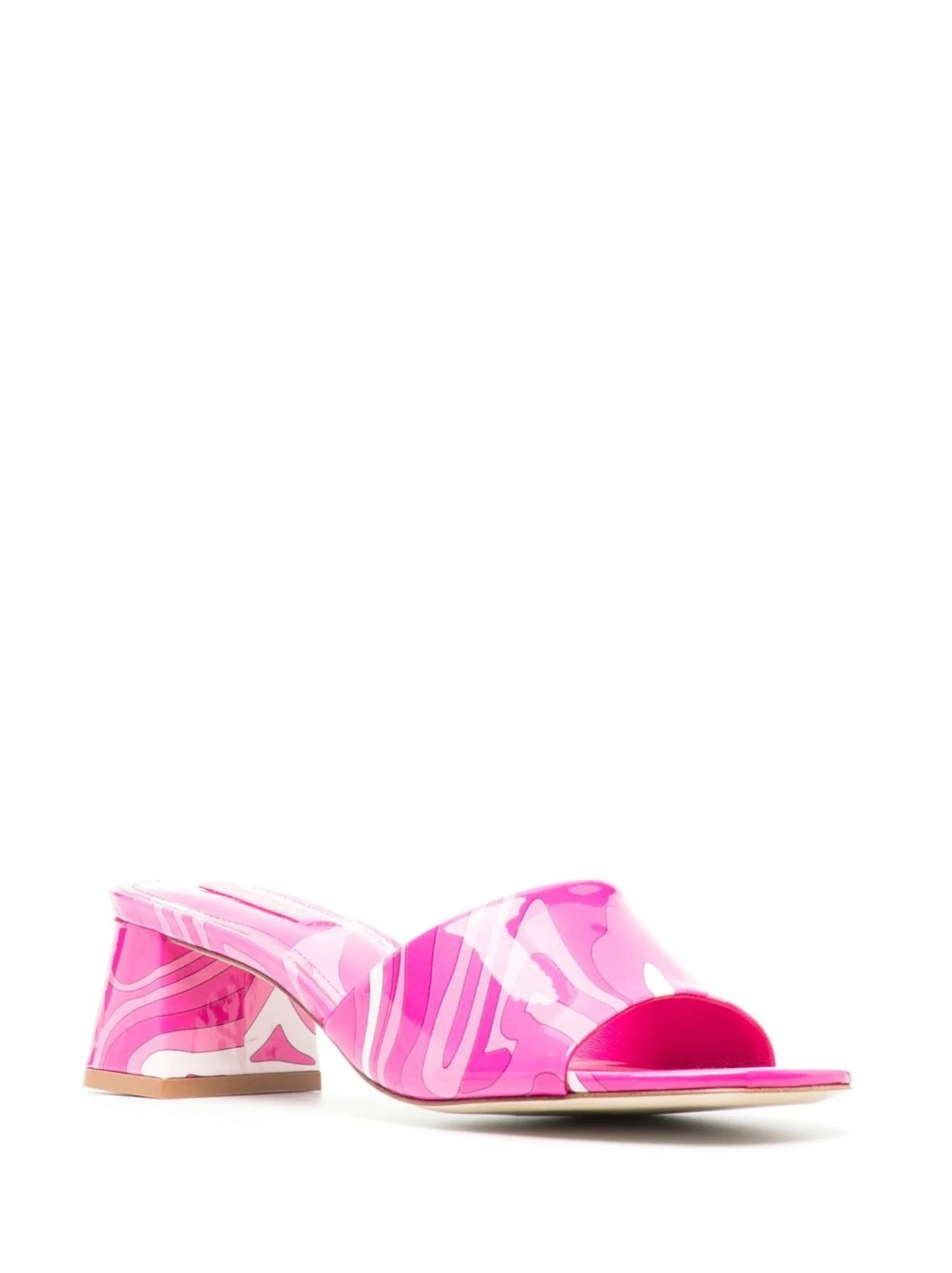 Brigitte swirl-print sandals