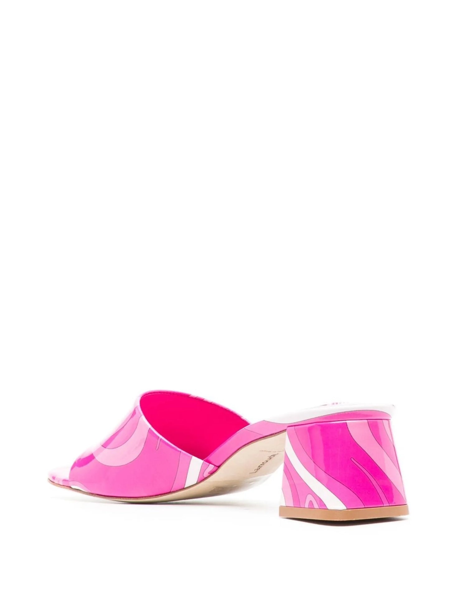 Brigitte swirl-print sandals