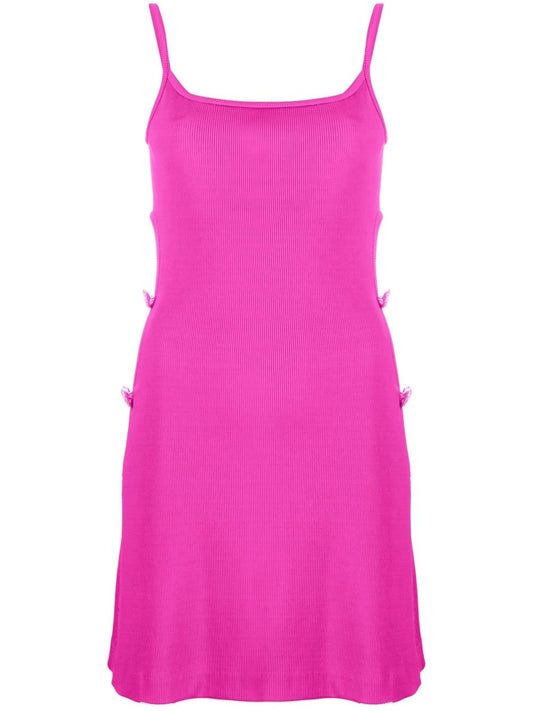 cut-out detail mini dress