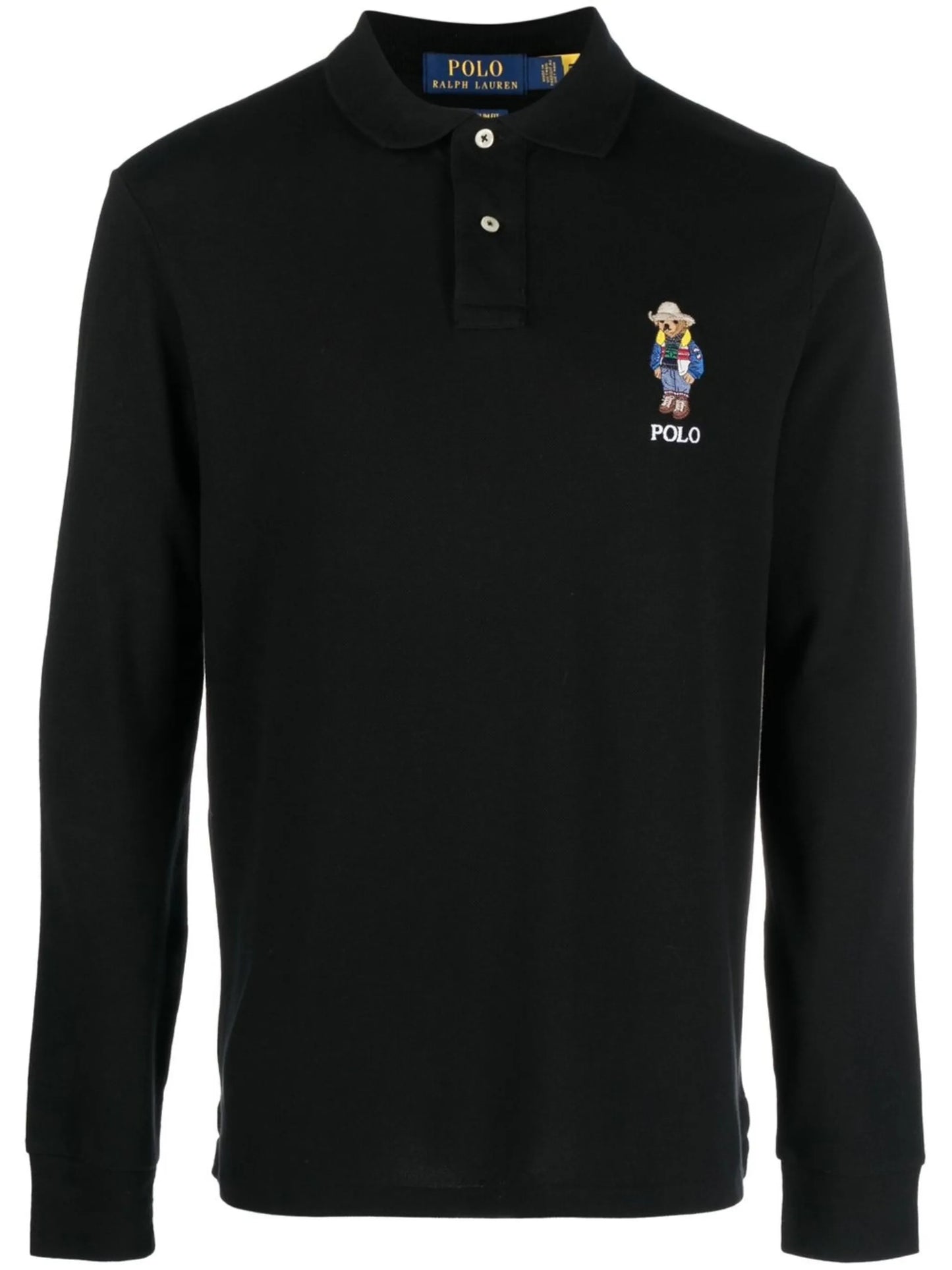 Polo Bear-embroidered polo top