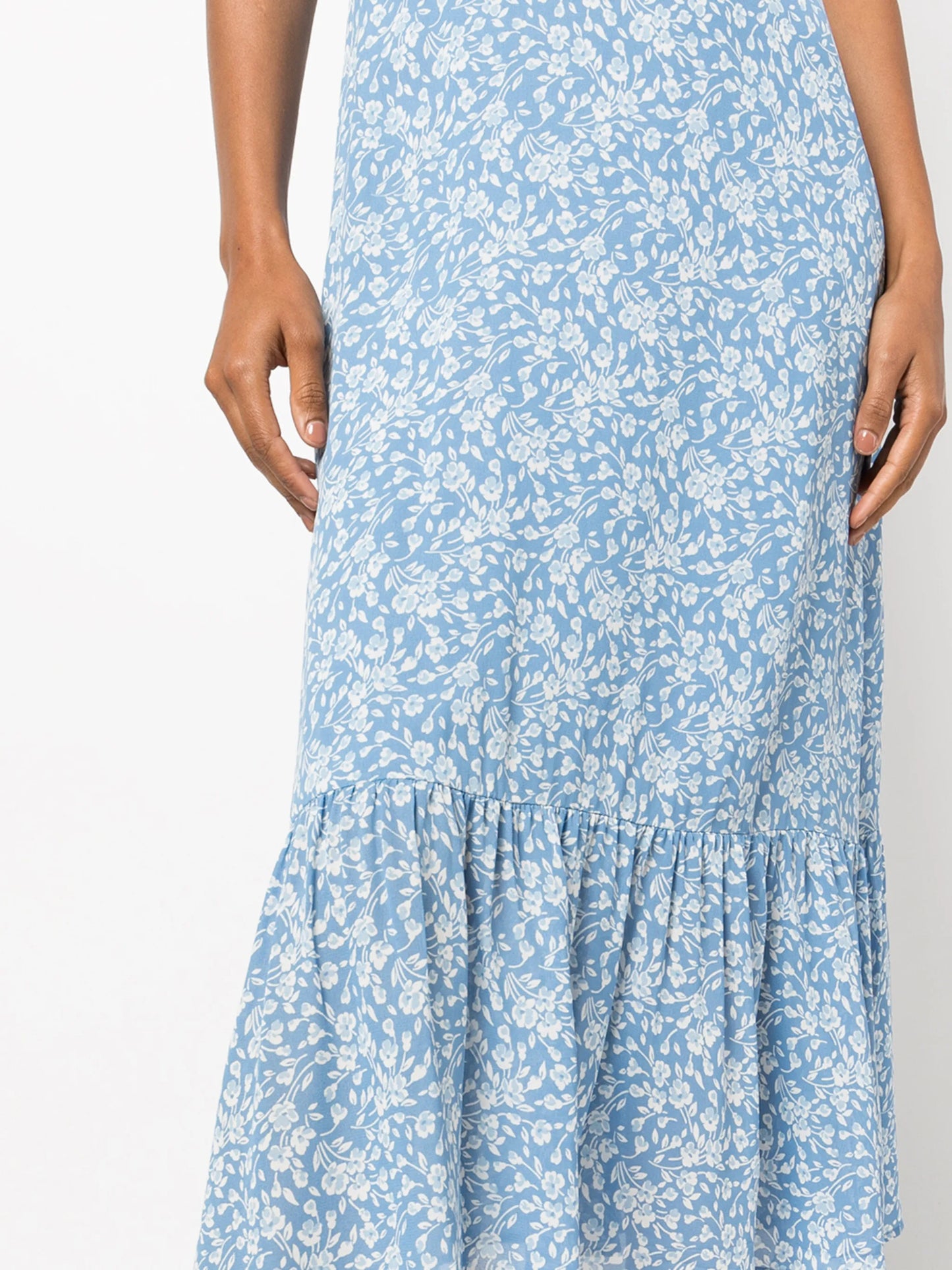 Enya floral-print midi dress