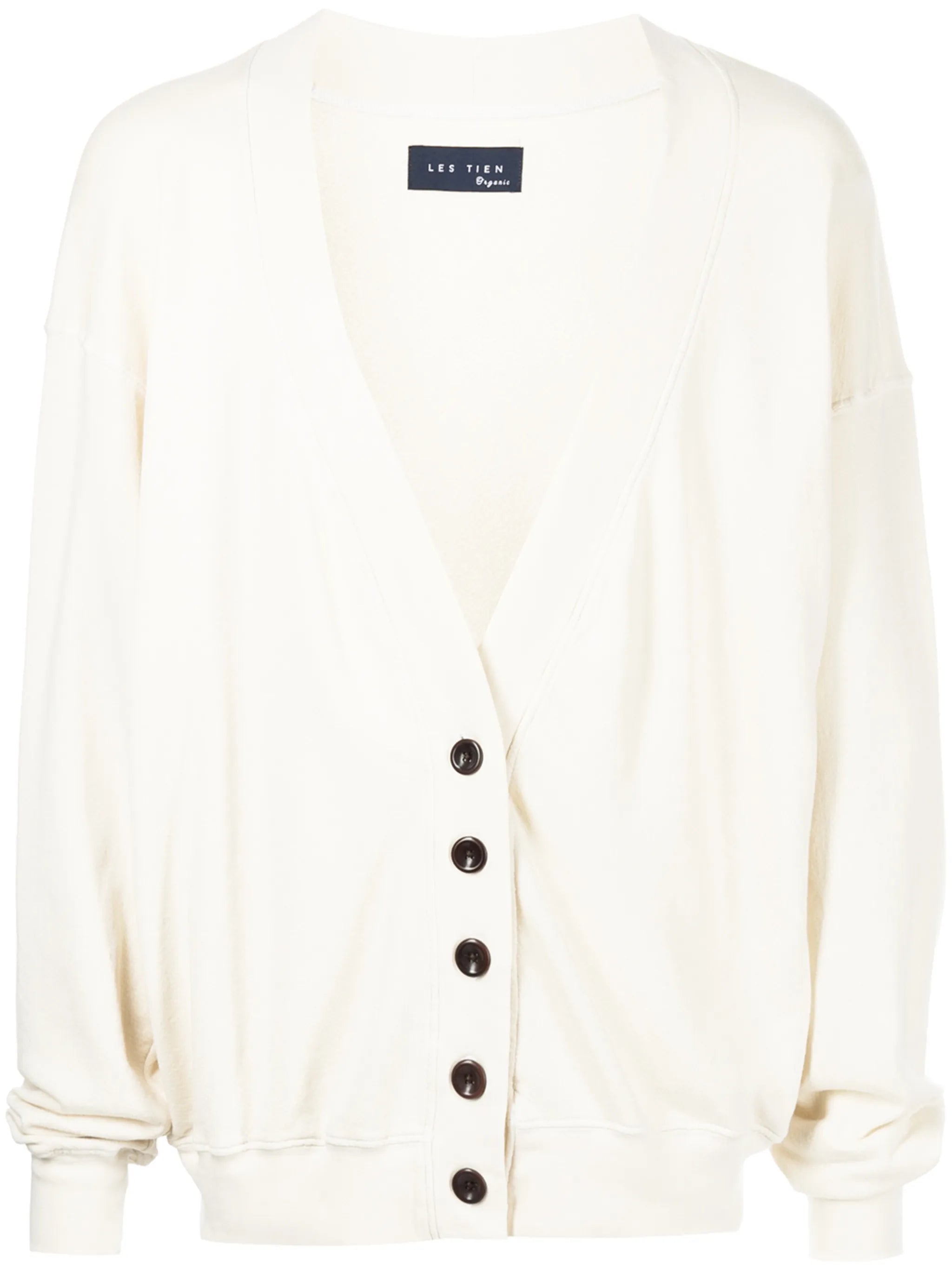 v-neck cotton cardigan