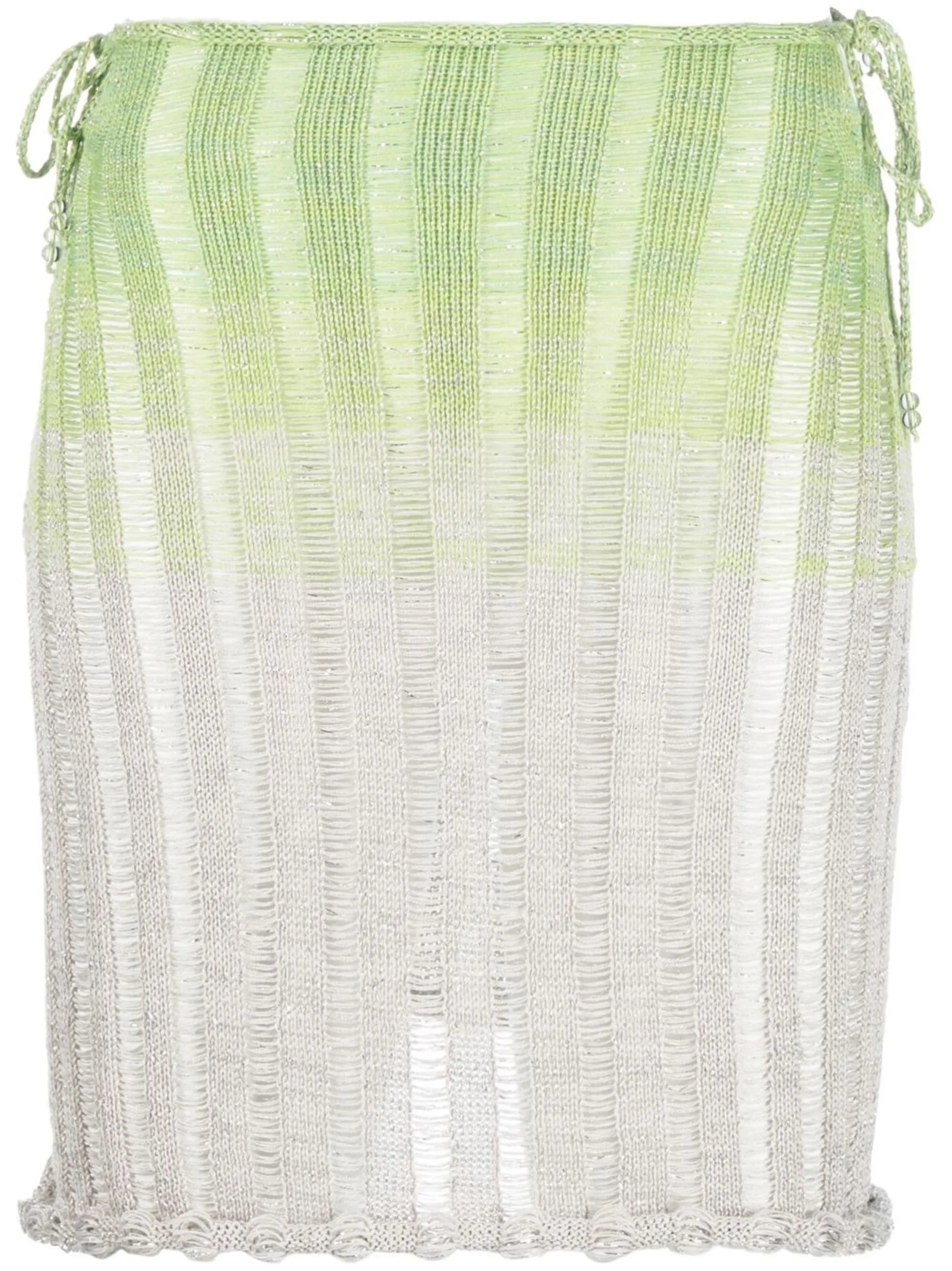 gradient-effect mini skirt