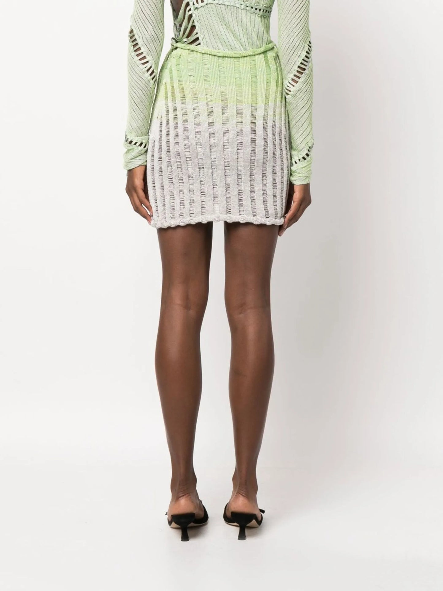 gradient-effect mini skirt