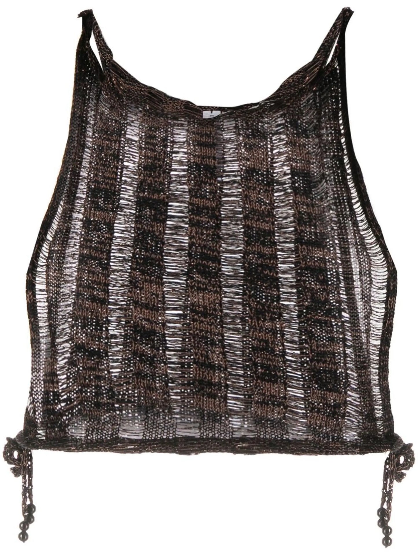Float bralette-style knitted top