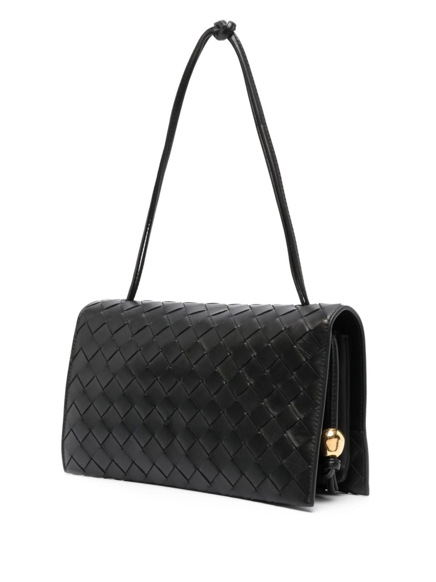 mini Intrecciatto leather shoulder bag