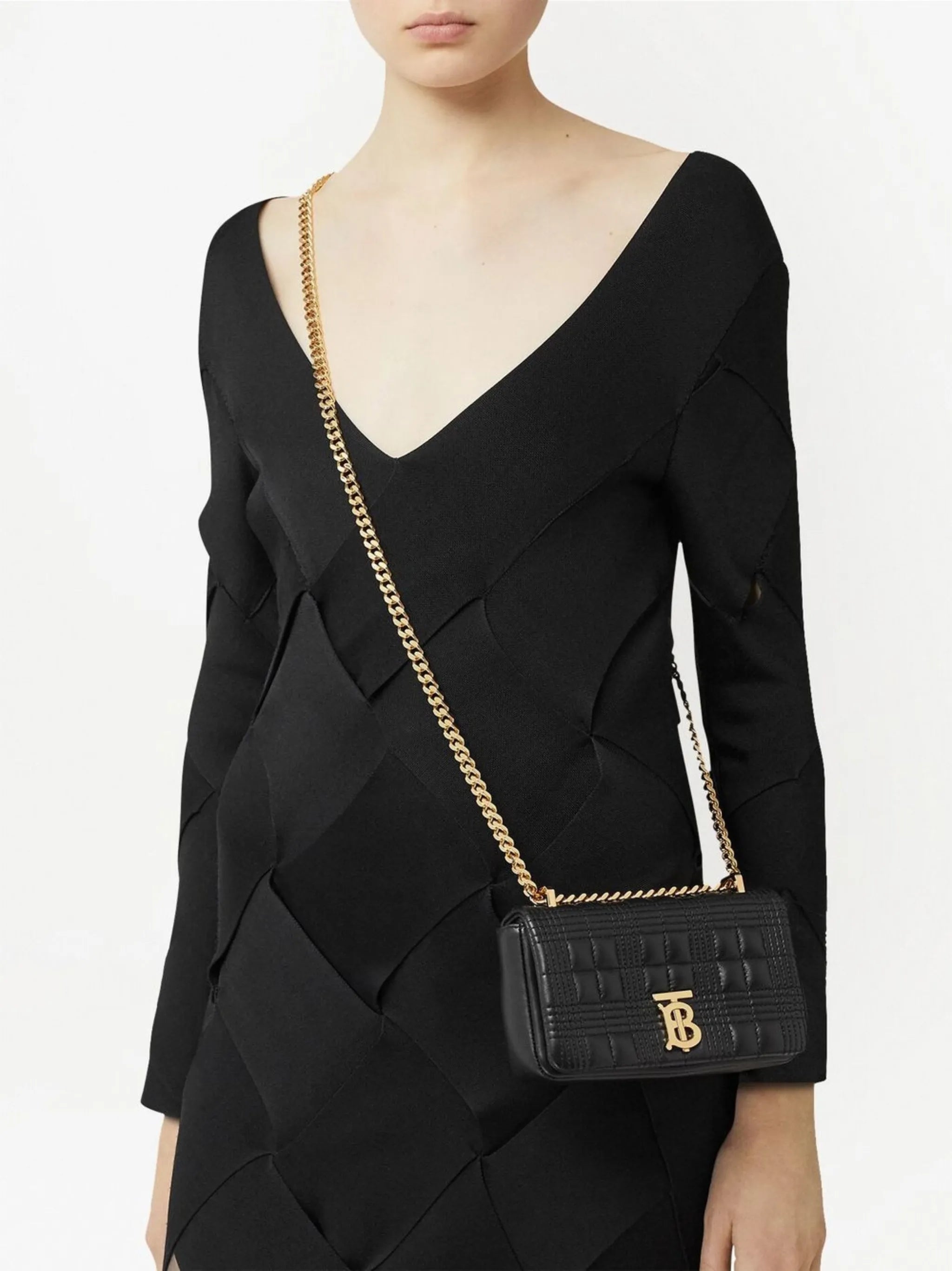 Lola mini quilted cross-body bag