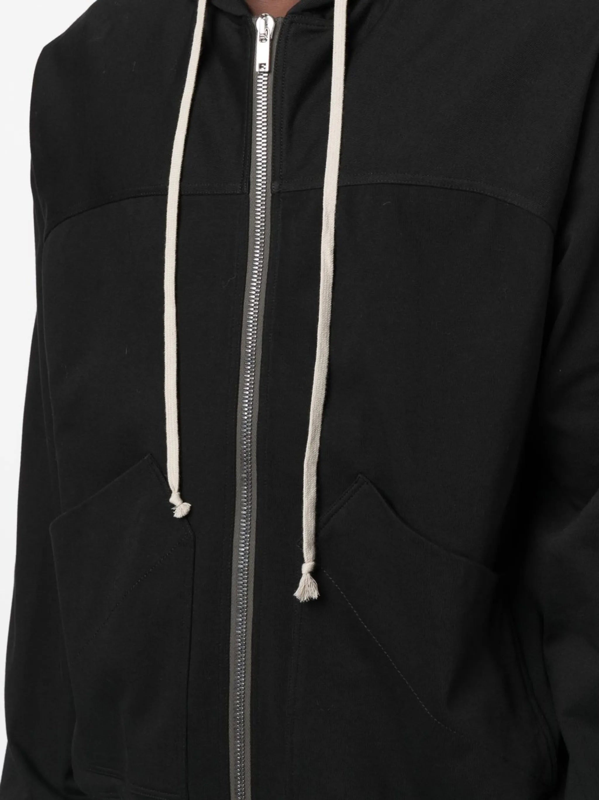 drawstring cotton hoodie