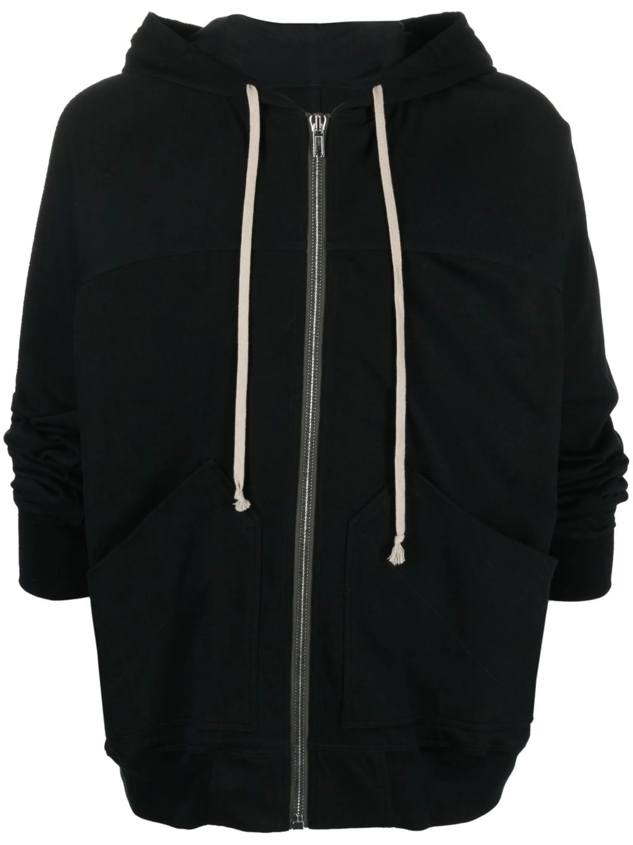 drawstring cotton hoodie