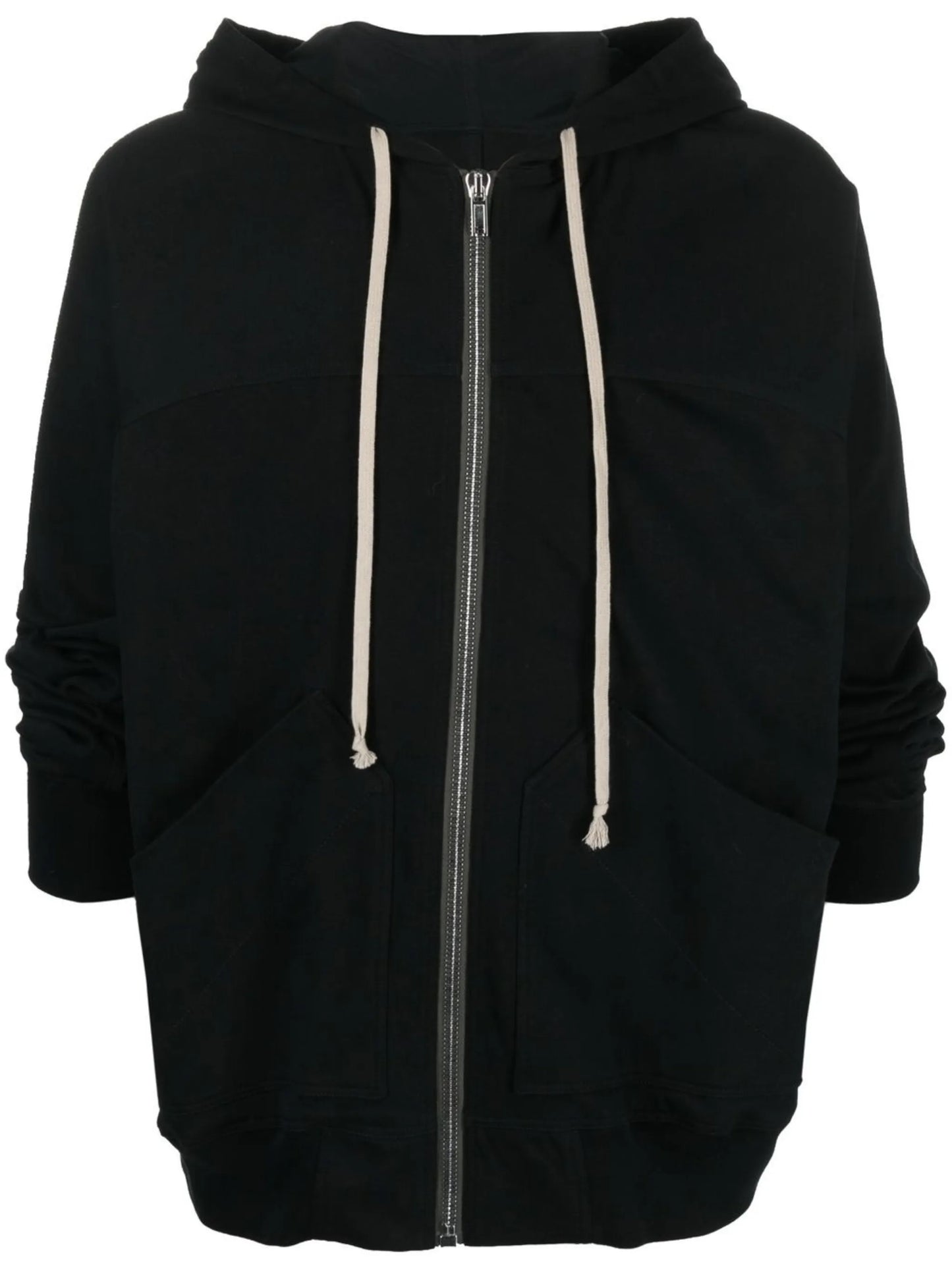 drawstring cotton hoodie
