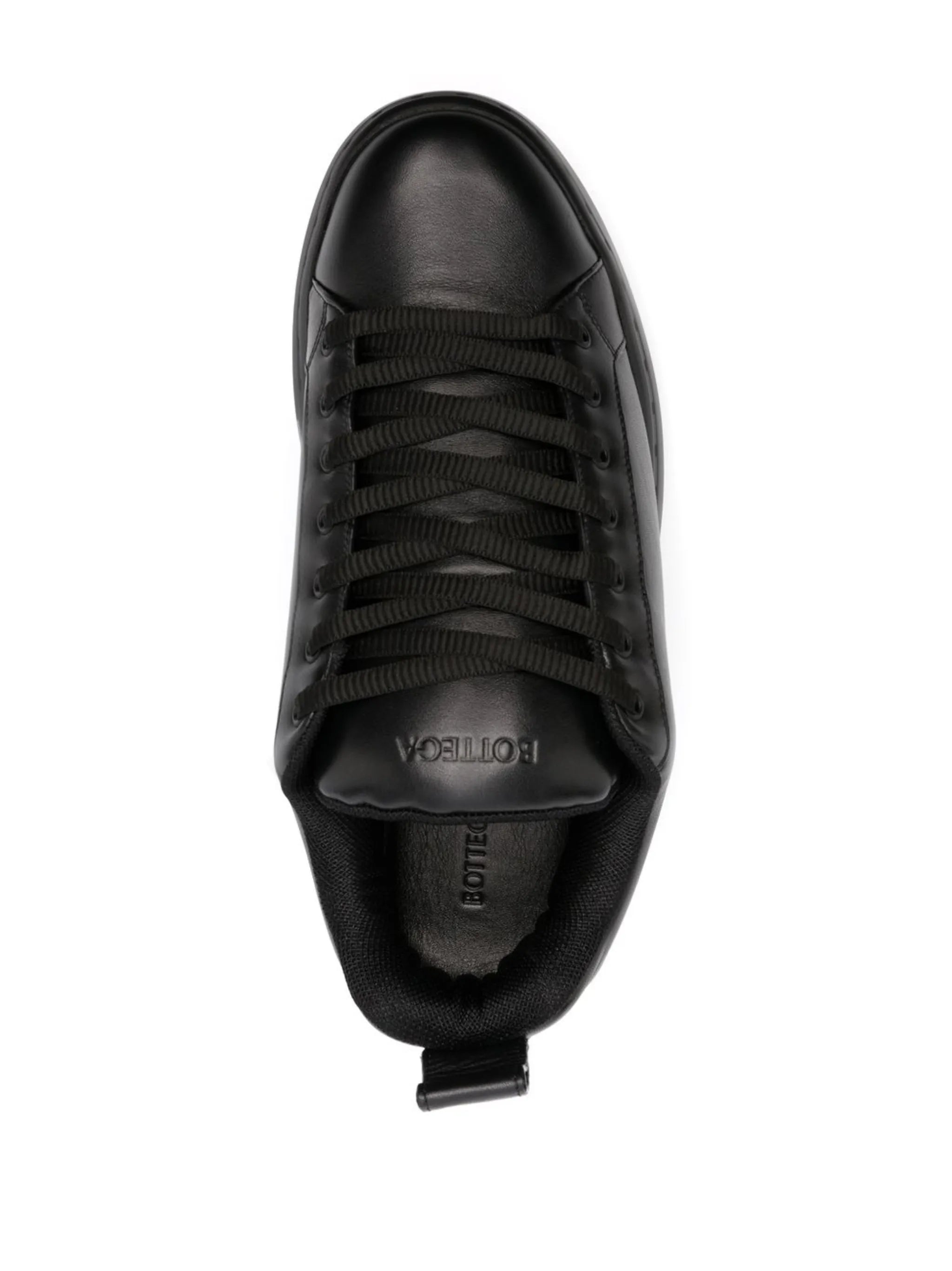 Pillow low-top leather sneakers